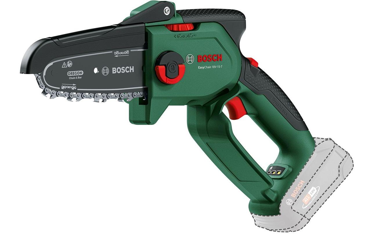 Bosch EasyChain Mini-Kettensäge – 18 V – Schwertlänge 150 mm – Solo – POWER FOR ALL