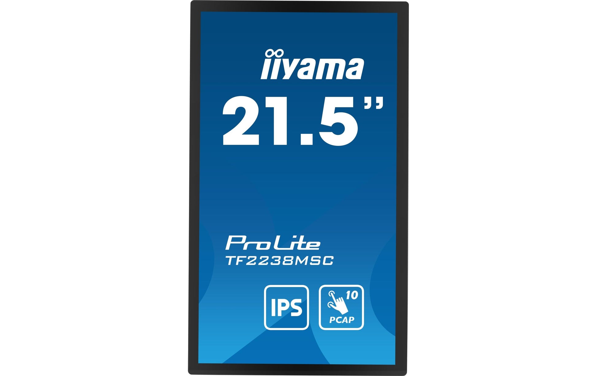 iiyama TF2238MSC-B1 – Touch-Monitor 21,0" – 1920 × 1080 (Full HD), IPS, PCAP 10-Punkt, HDMI/DP