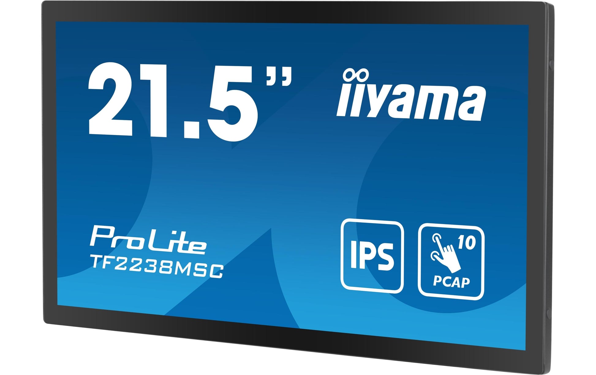 iiyama TF2238MSC-B1 – Touch-Monitor 21,0" – 1920 × 1080 (Full HD), IPS, PCAP 10-Punkt, HDMI/DP