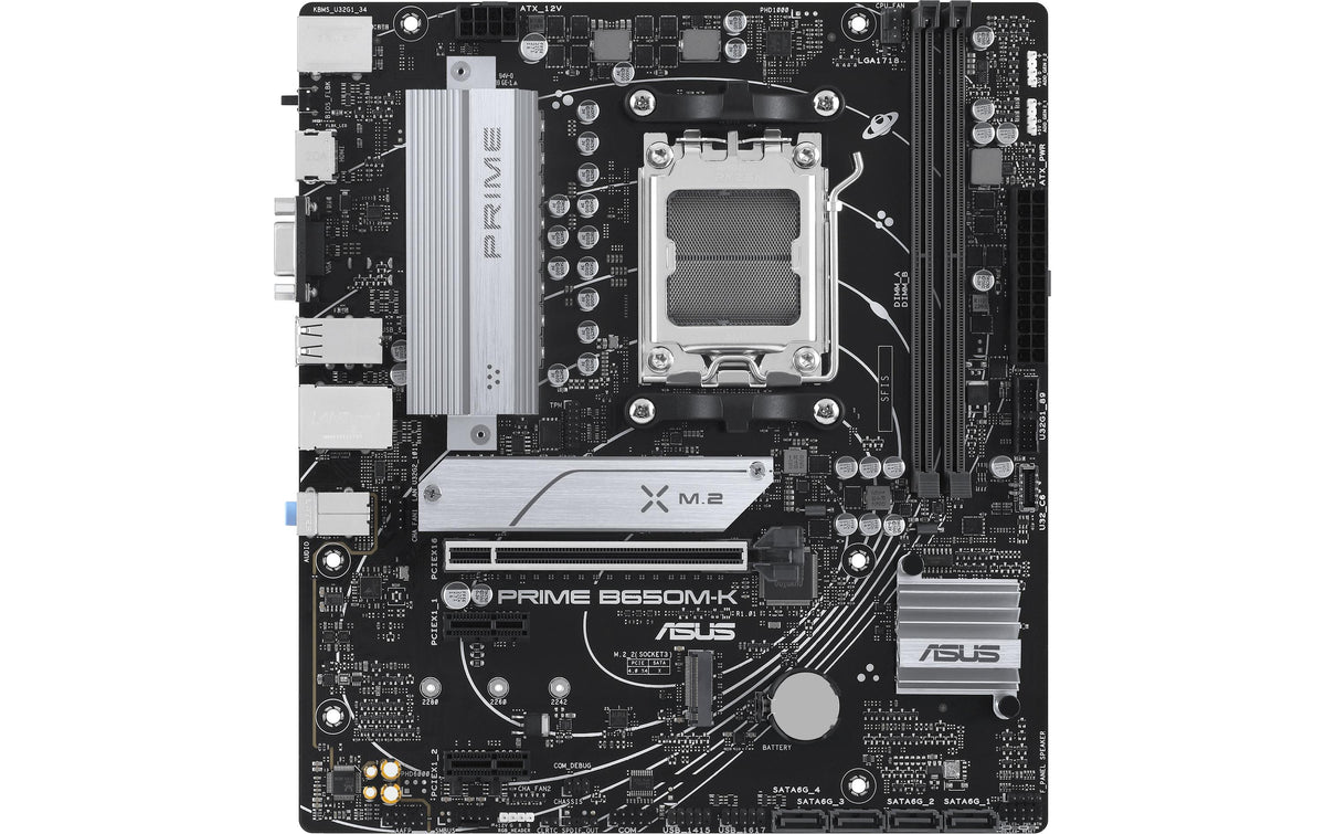 ASUS PRIME B650M-K – Mainboard – Sockel AM5, AMD B650, mATX, DDR5