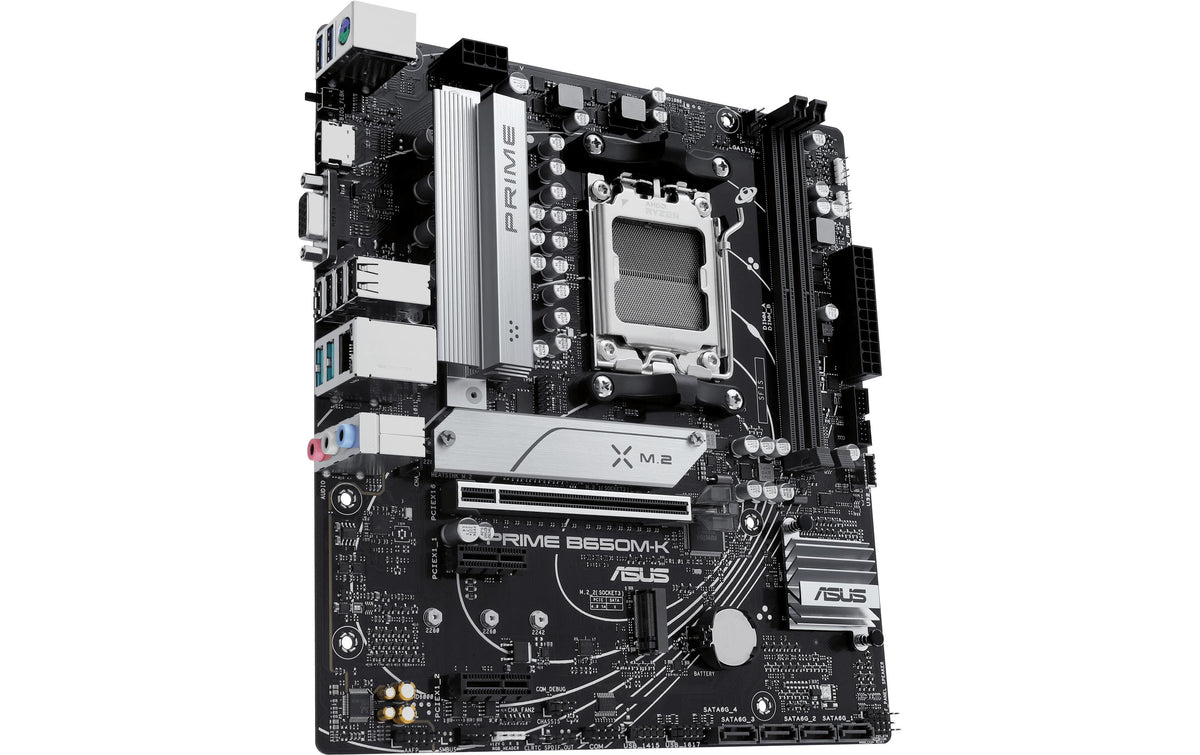 ASUS PRIME B650M-K – Mainboard – Sockel AM5, AMD B650, mATX, DDR5