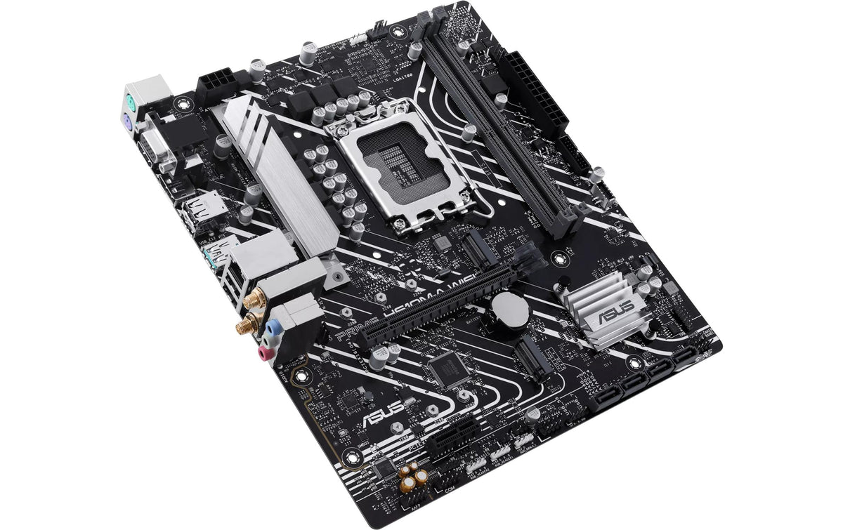 ASUS PRIME H610M-A WIFI – Mainboard – LGA 1700, Intel H610, mATX, DDR5