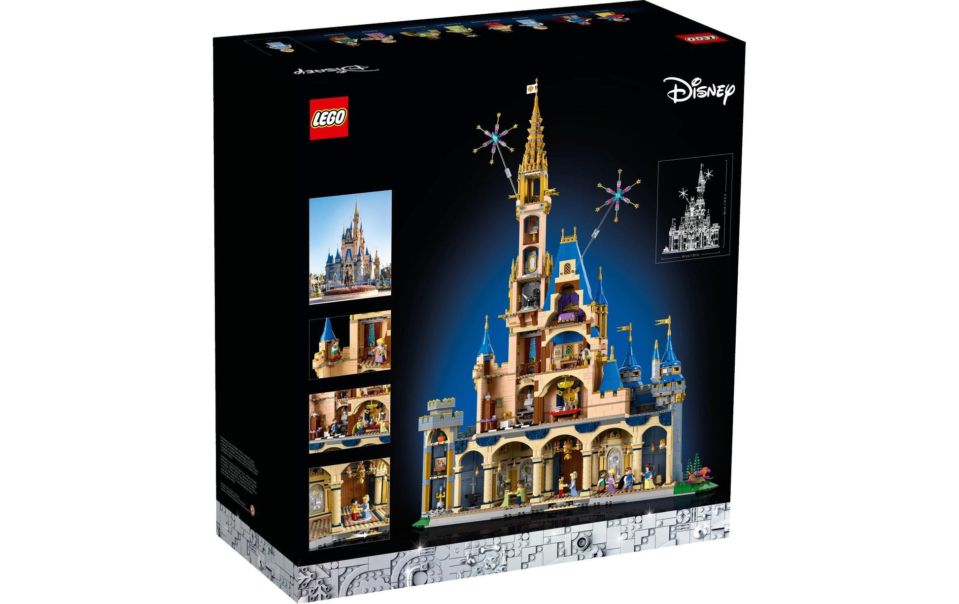 LEGO 3D Puzzle Disney Schloss – 4'837 Teile – 59 × 80 × 33 cm – ab 18 Jahren