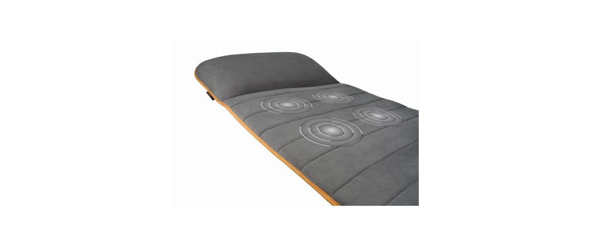 Medisana Massagematte – schwarz, orange, 1800 mm, Wärmefunktion, mit Fernbedienung