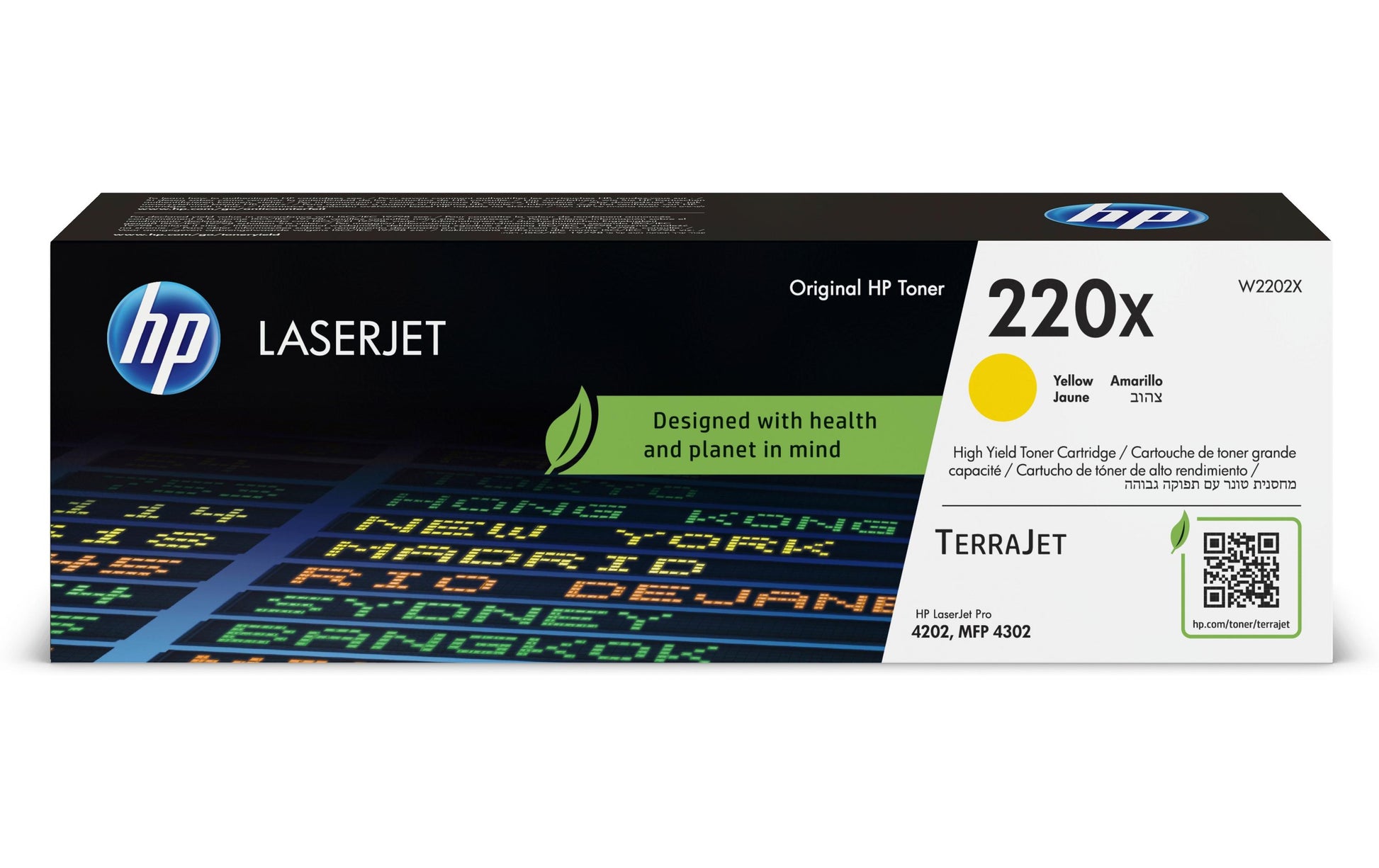 HP Toner 220X – gelb, 5500 Seiten
