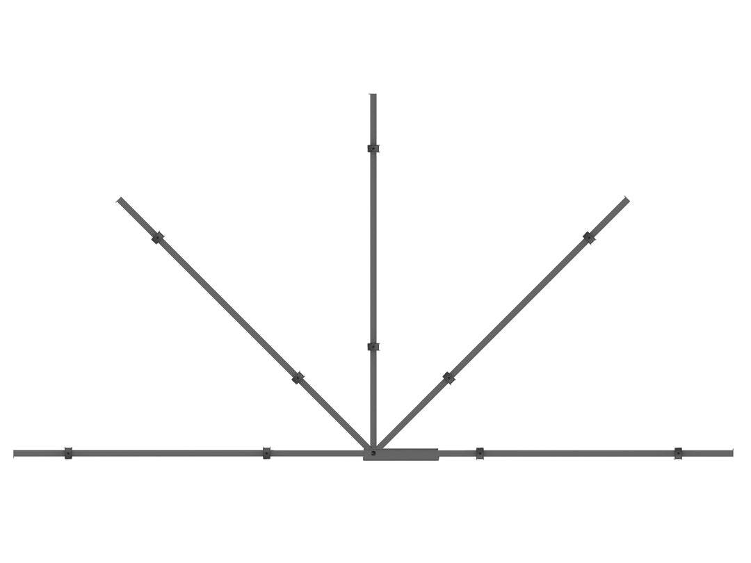 Multibrackets M Universal Schwenkarm 180 – Wandhalterung, schwenkbar, für 70", VESA 300×200, bis 125 kg