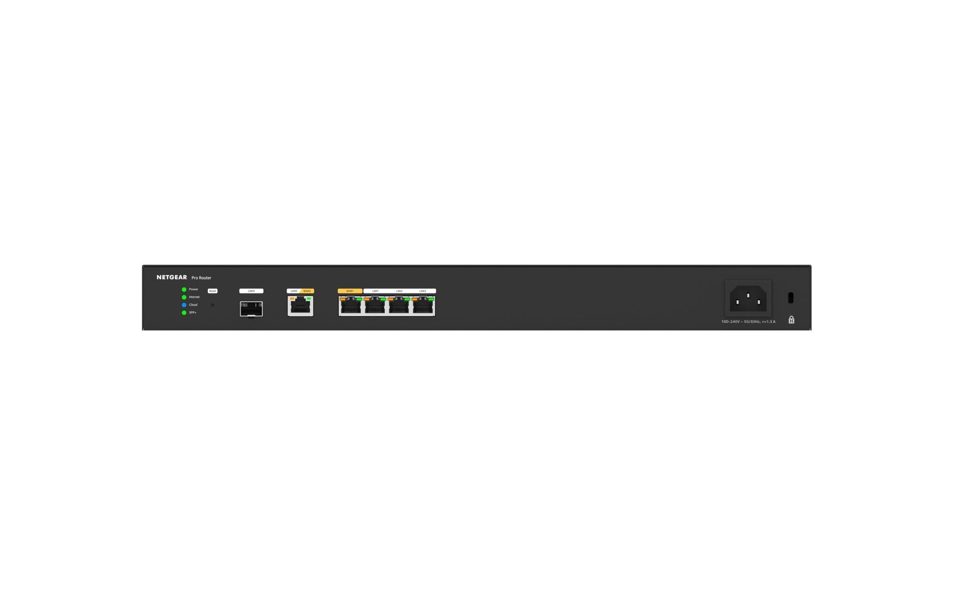NETGEAR Insight PR60X – Security-Gateway/Router, 2,5GbE, 1× SFP, Firewall-Durchsatz 2,4 Gbit/s, Schwarz