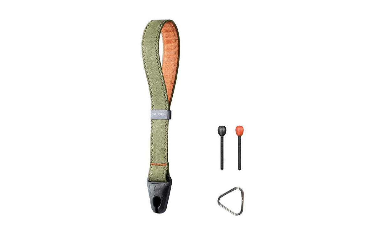 PGYTECH P-CB-123 Handgelenkriemen – Mikrofaser/Nylon, 34 g – für Digitalkamera – Grün