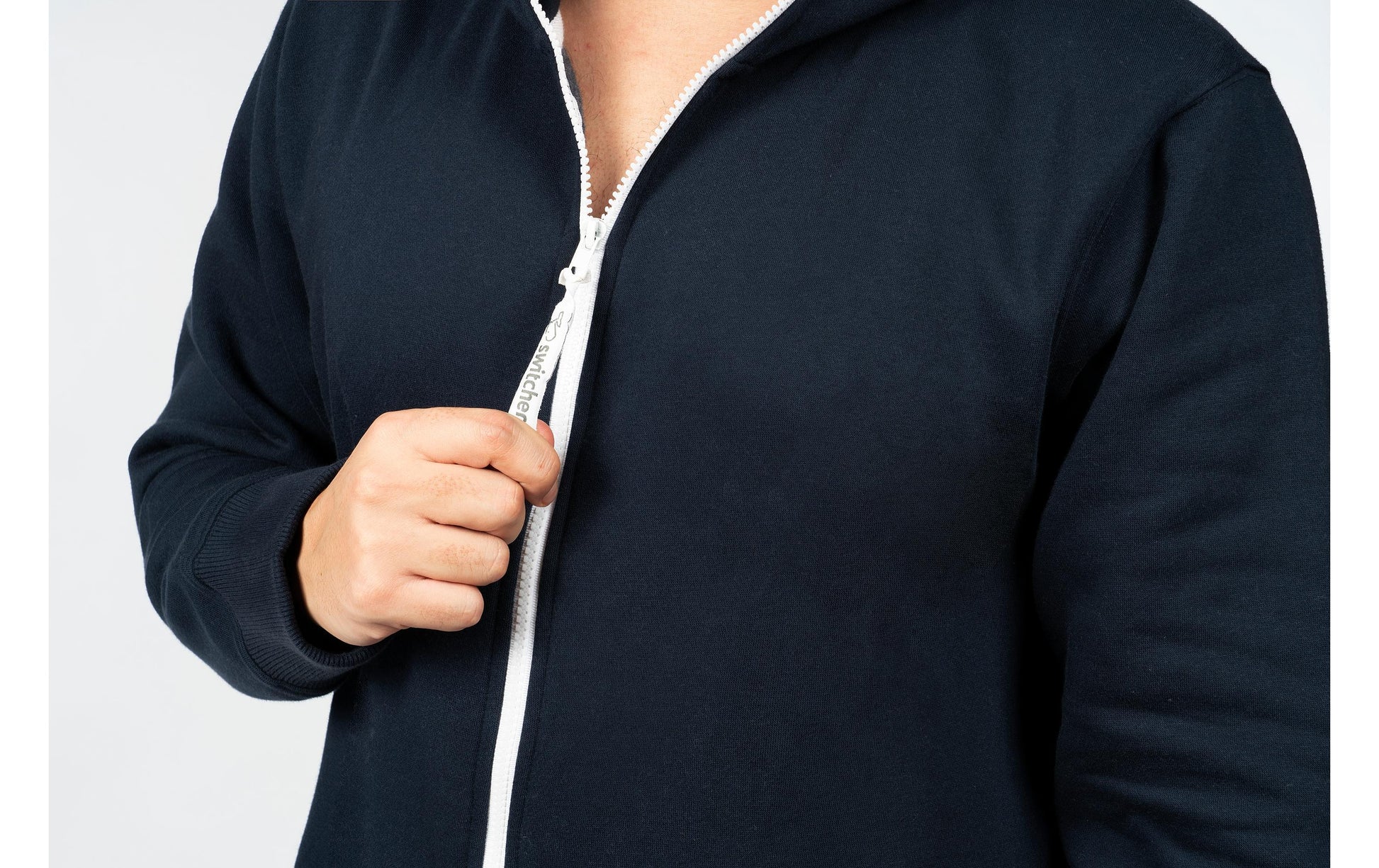 Switcher Jumpsuit Original Geelee – S – Dunkelblau, Baumwolle/Polyester, 35% Recycelt, 1 Stück