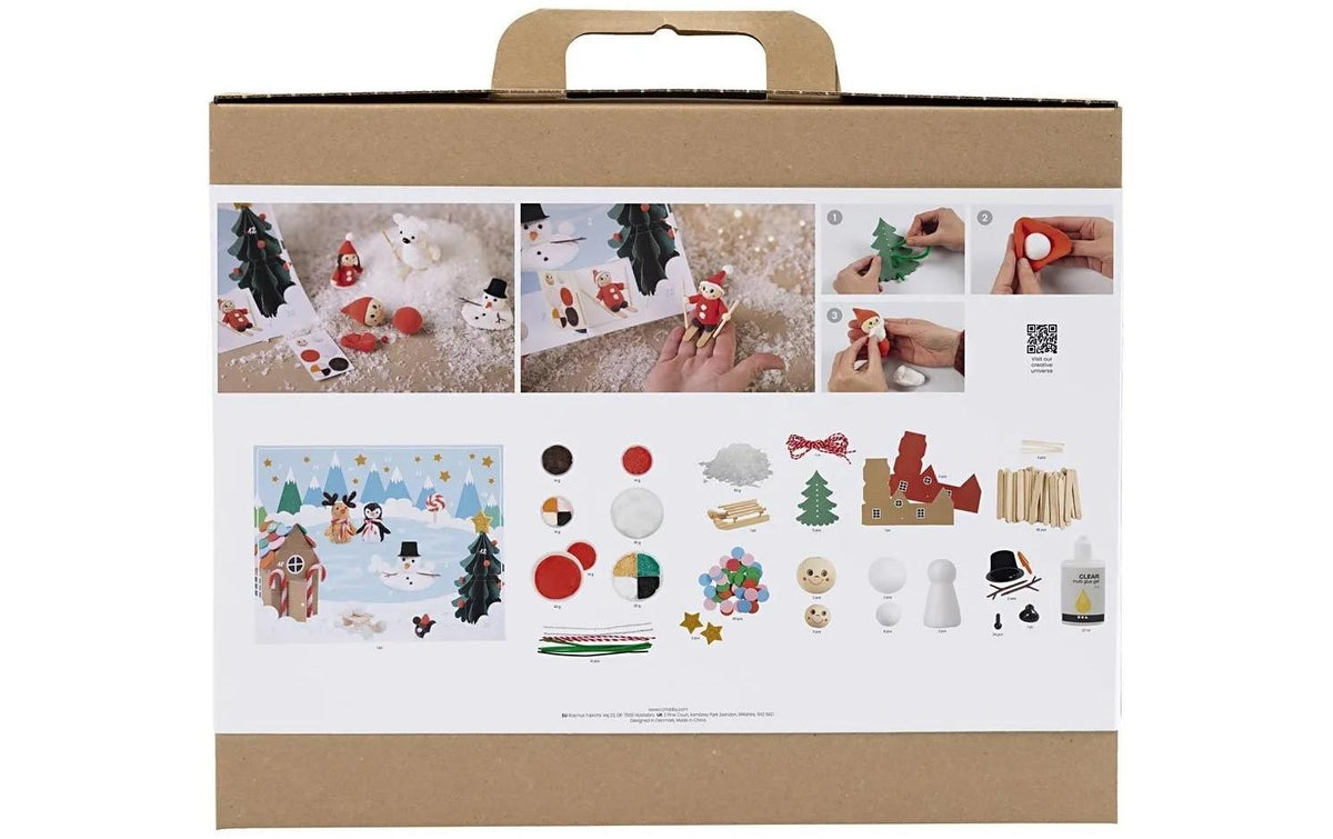 Creativ Company Adventskalender Bastelset – Weihnachten – ab 5 Jahren