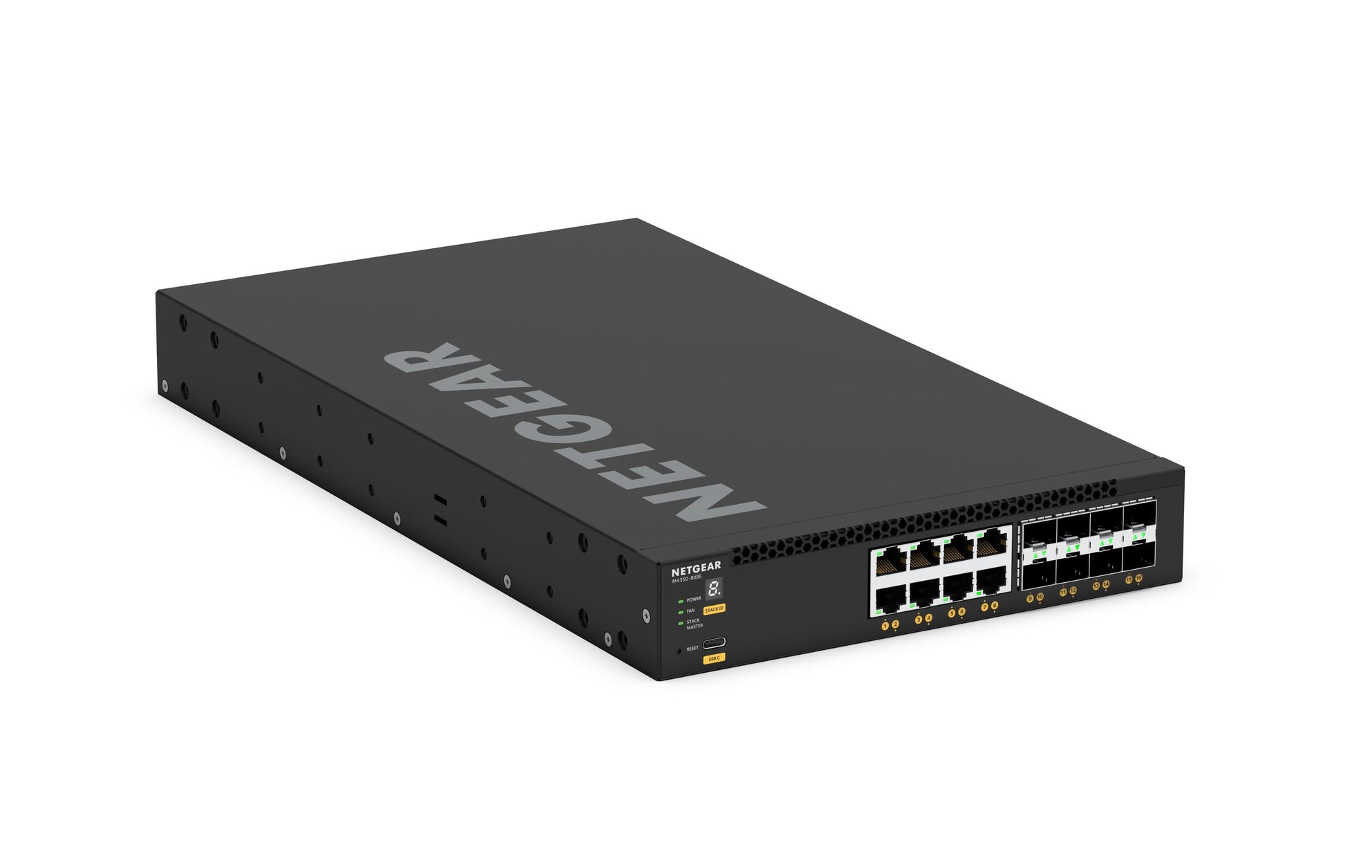 NETGEAR M4350-8X8F – Managed Switch – 8×10G RJ45, 8×SFP+, L3, 1U