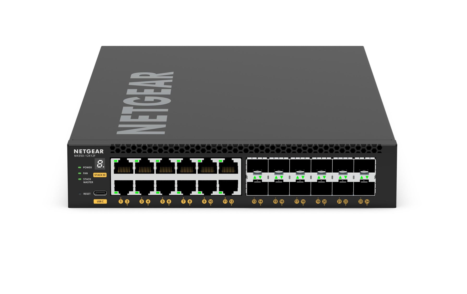 NETGEAR M4350-12X12F – Managed Switch – 12×10G RJ45, 12×SFP+, L3, 1U