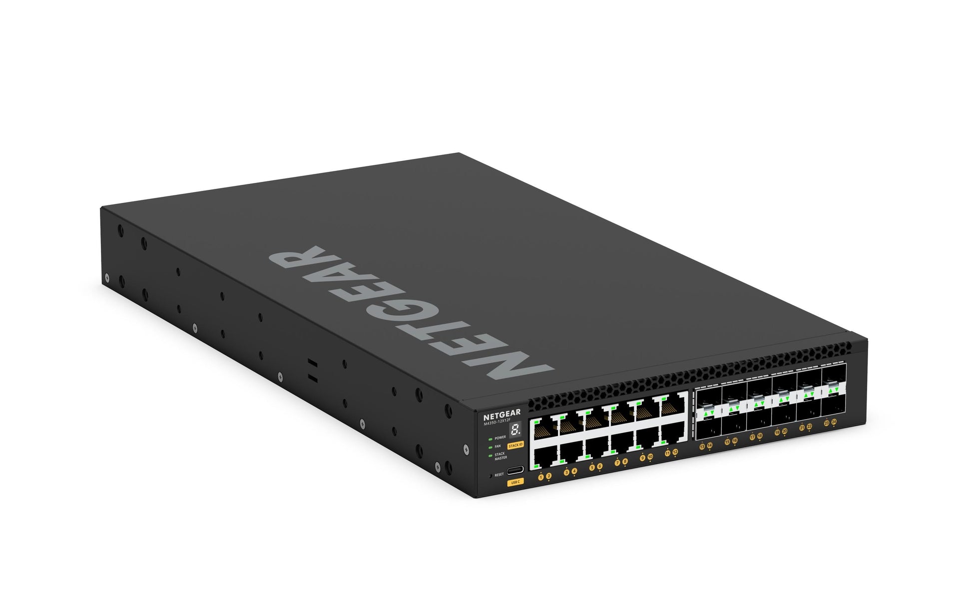 NETGEAR M4350-12X12F – Managed Switch – 12×10G RJ45, 12×SFP+, L3, 1U