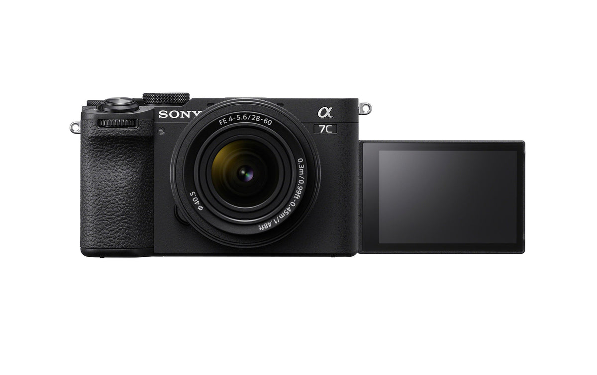 Sony Alpha 7C II – Systemkamera Kit 28–60mm, 34,1 MP Vollformat, 4K, schwarz