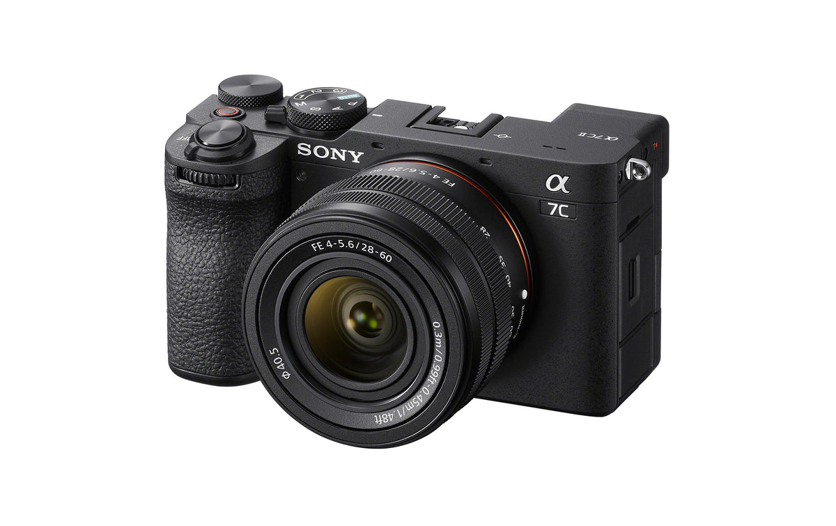 Sony Alpha 7C II – Systemkamera Kit 28–60mm, 34,1 MP Vollformat, 4K, schwarz