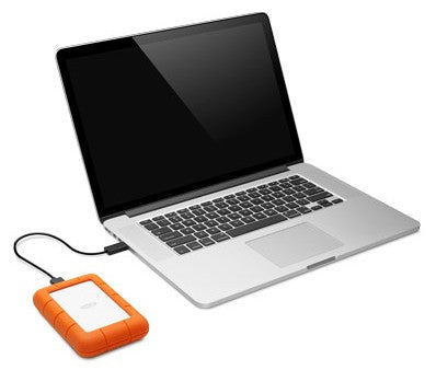 LaCie Rugged Mini Speichergerät – 4 TB, USB 3.2 Gen 1 (Micro-USB B), schockresistent