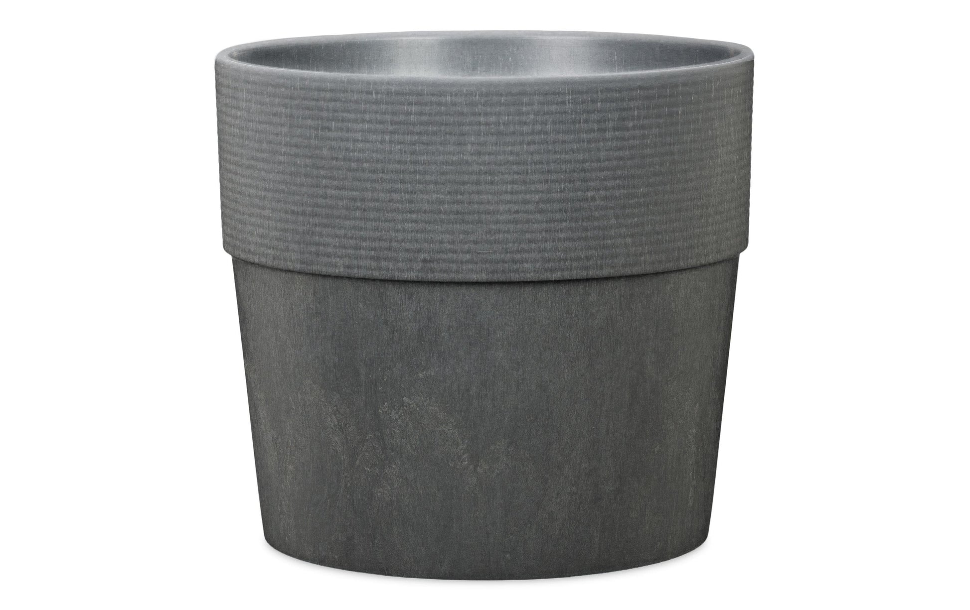 Scheurich Topfpflanzer – Ø 39 × 35 cm, 31 l – Kunststoff, grau