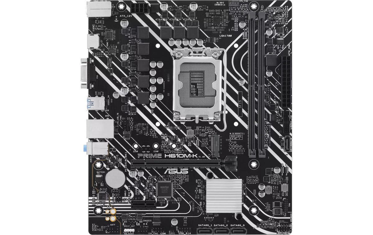 ASUS PRIME H610M-K – Mainboard – LGA 1700, Intel H610, mATX, DDR5