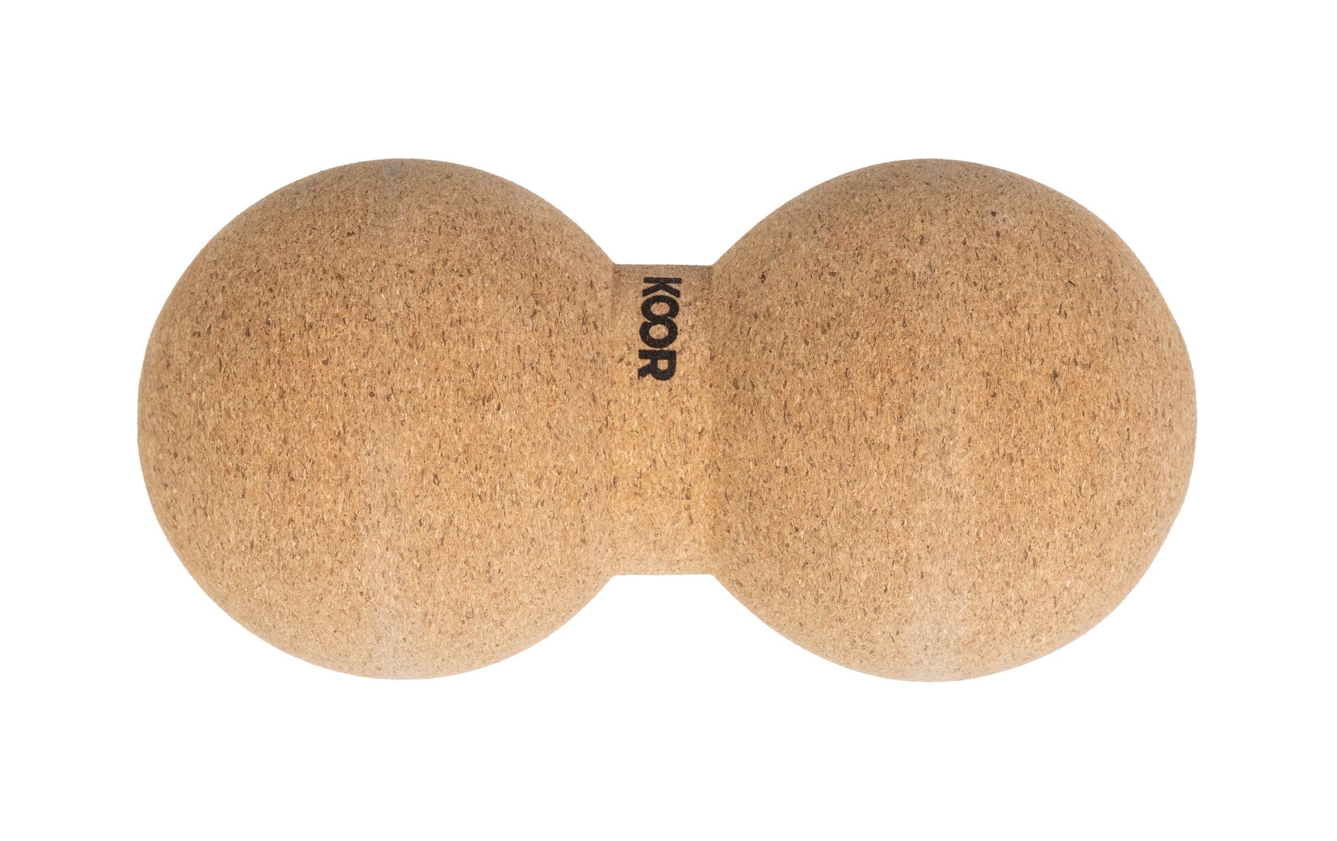 KOOR Yoga-Set – Massageball & Peanut – 2 Stk, braun – Kork