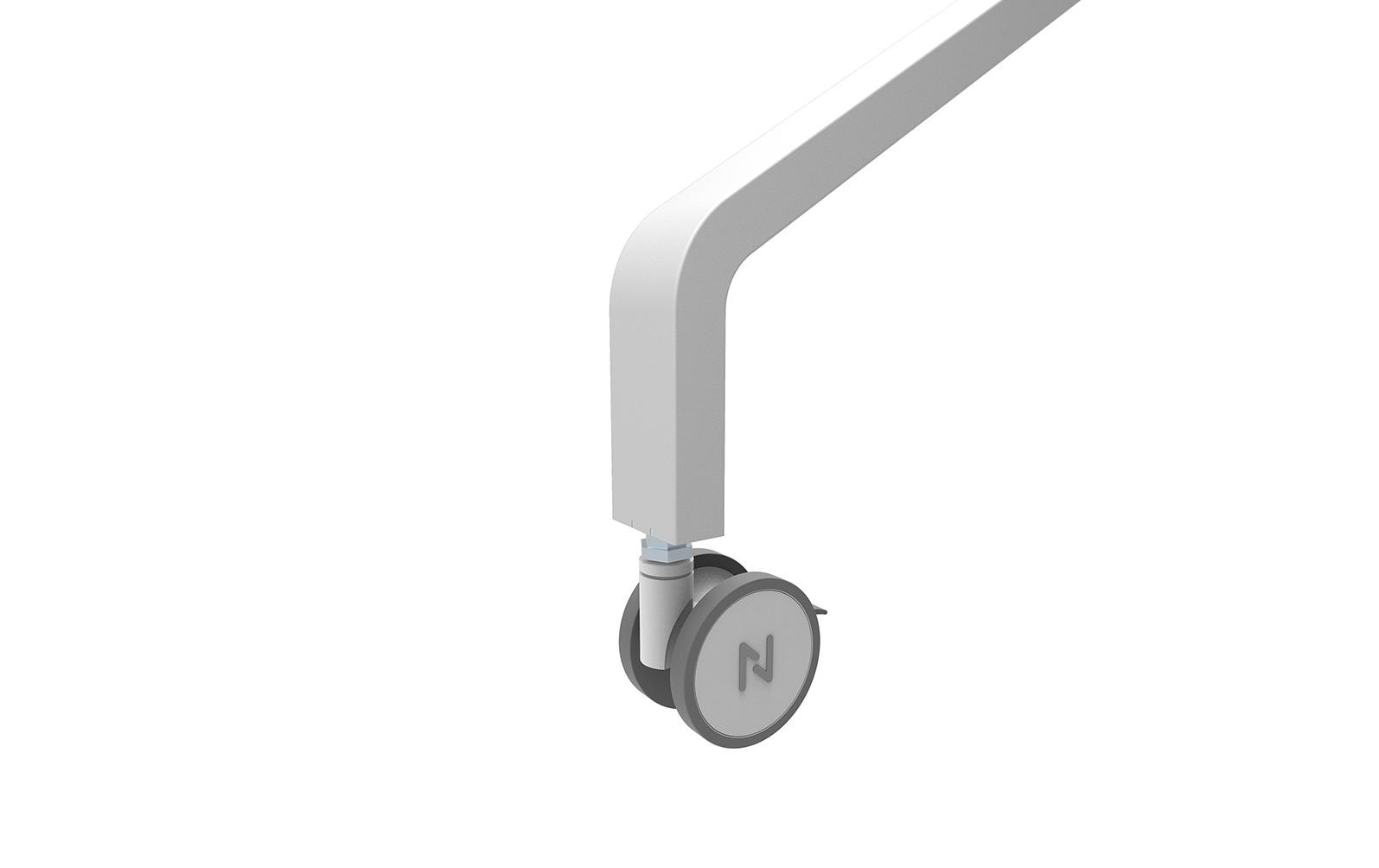Neomounts Display-Trolley FL50-525WH1 – für 55–86", VESA 100×100–900×600, abschliessbar