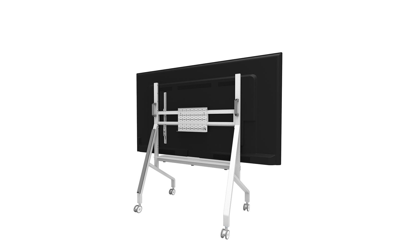 Neomounts Display-Trolley FL50-525WH1 – für 55–86", VESA 100×100–900×600, abschliessbar