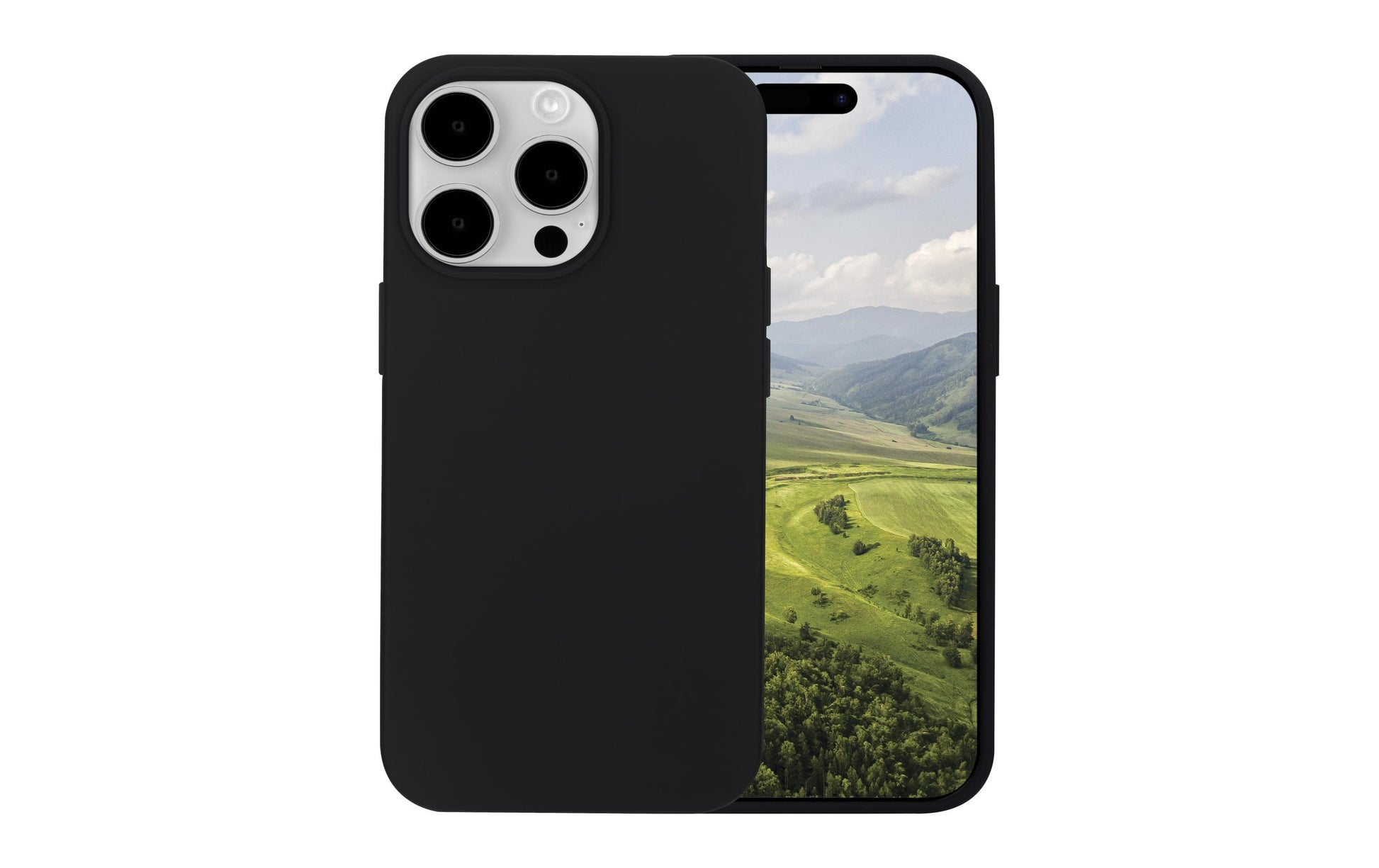 dbramante1928 Backcover – für Apple iPhone 15 Pro Max – schwarz – Recycling-Kunststoff – MagSafe-kompatibel