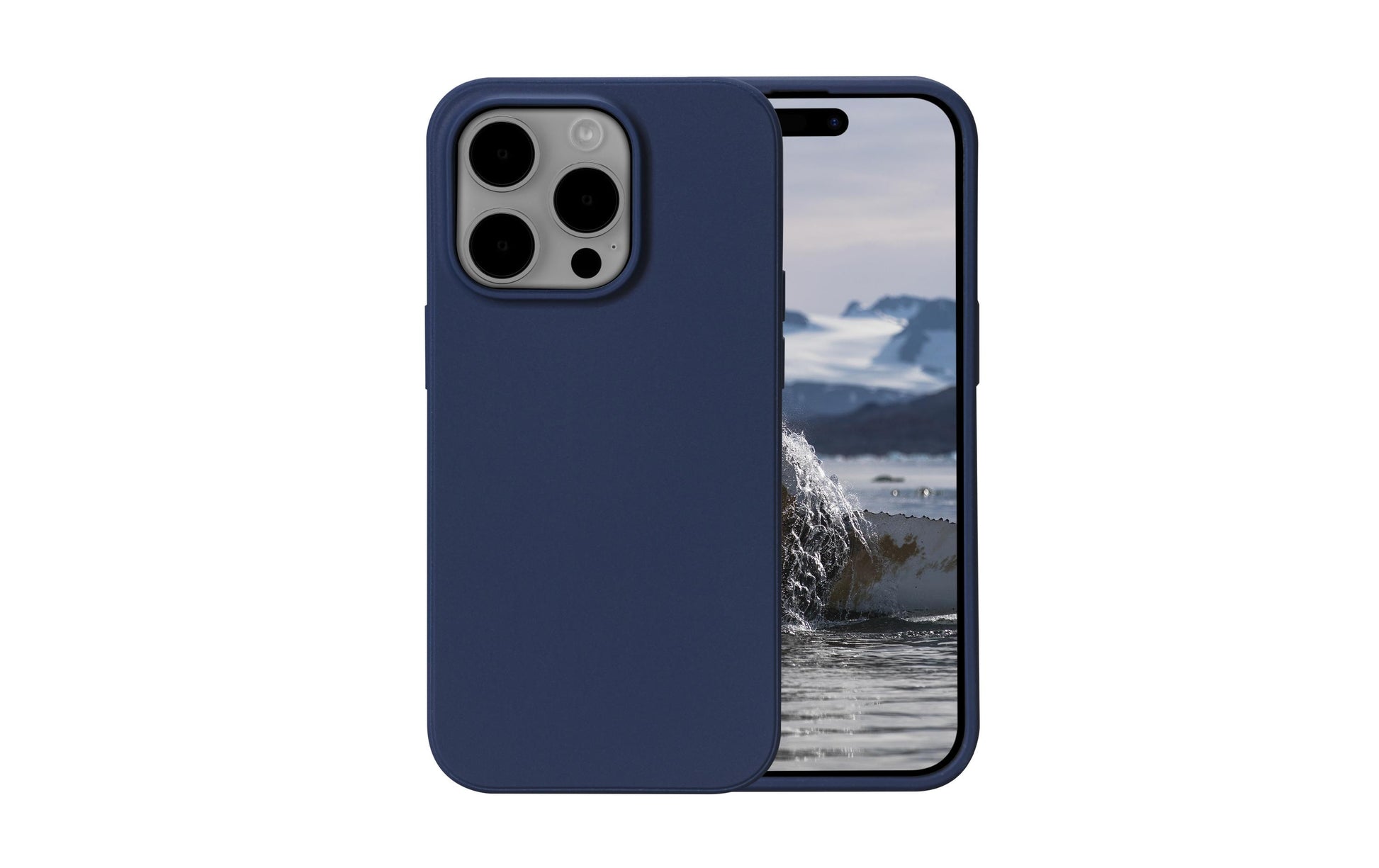 dbramante1928 Greenland Backcover – für Apple iPhone 15 Pro Max, Recycling-Kunststoff, Pacific Blue