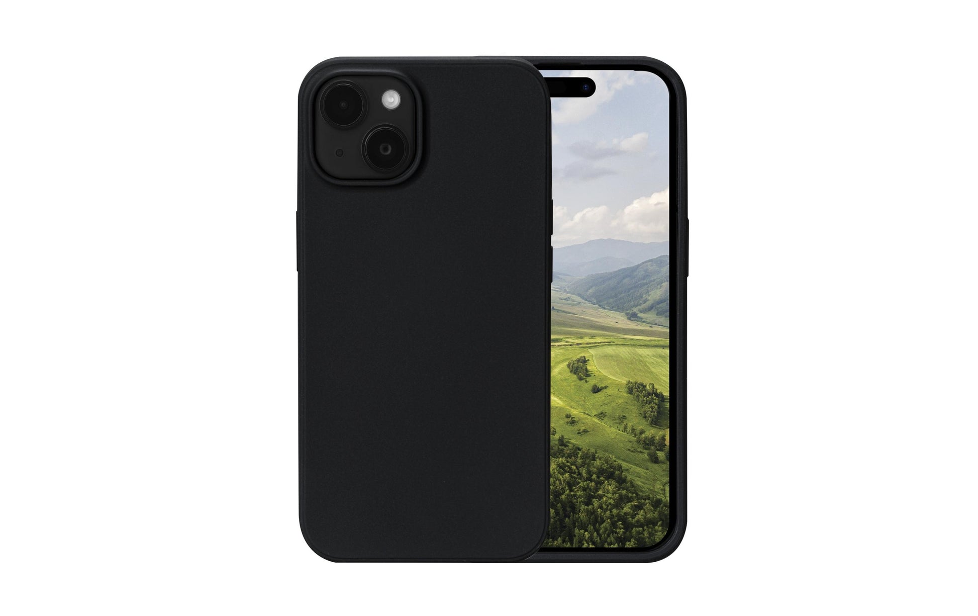 dbramante1928 Backcover – für Apple iPhone 15 Plus – schwarz – Recycling-Kunststoff
