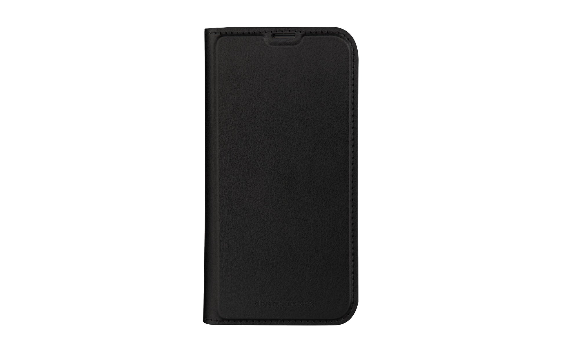 dbramante1928 Folio – für Apple iPhone 15 Pro, mit Ständer, 1 Kartenfach, PU, Schwarz, Magnetverschluss