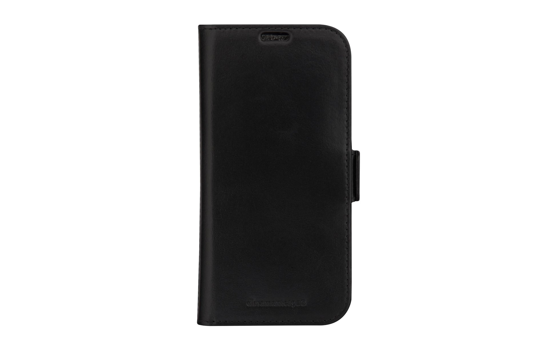 dbramante1928 Copenhagen Wallethülle – für Apple iPhone 15 Plus, mit Ständer, 3 Kartenfächer, Leder, schwarz