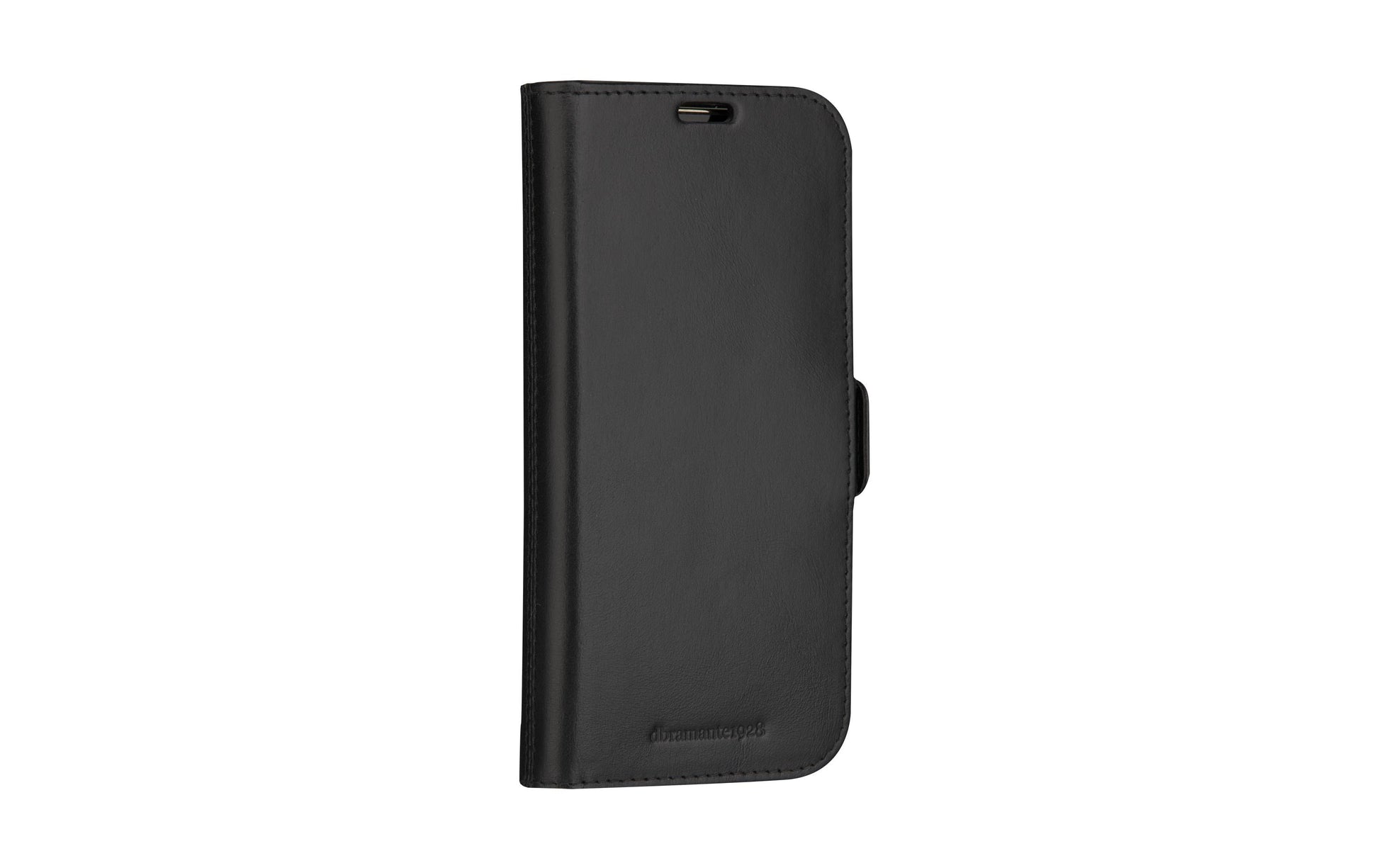 dbramante1928 Copenhagen Wallethülle – für Apple iPhone 15 Plus, mit Ständer, 3 Kartenfächer, Leder, schwarz