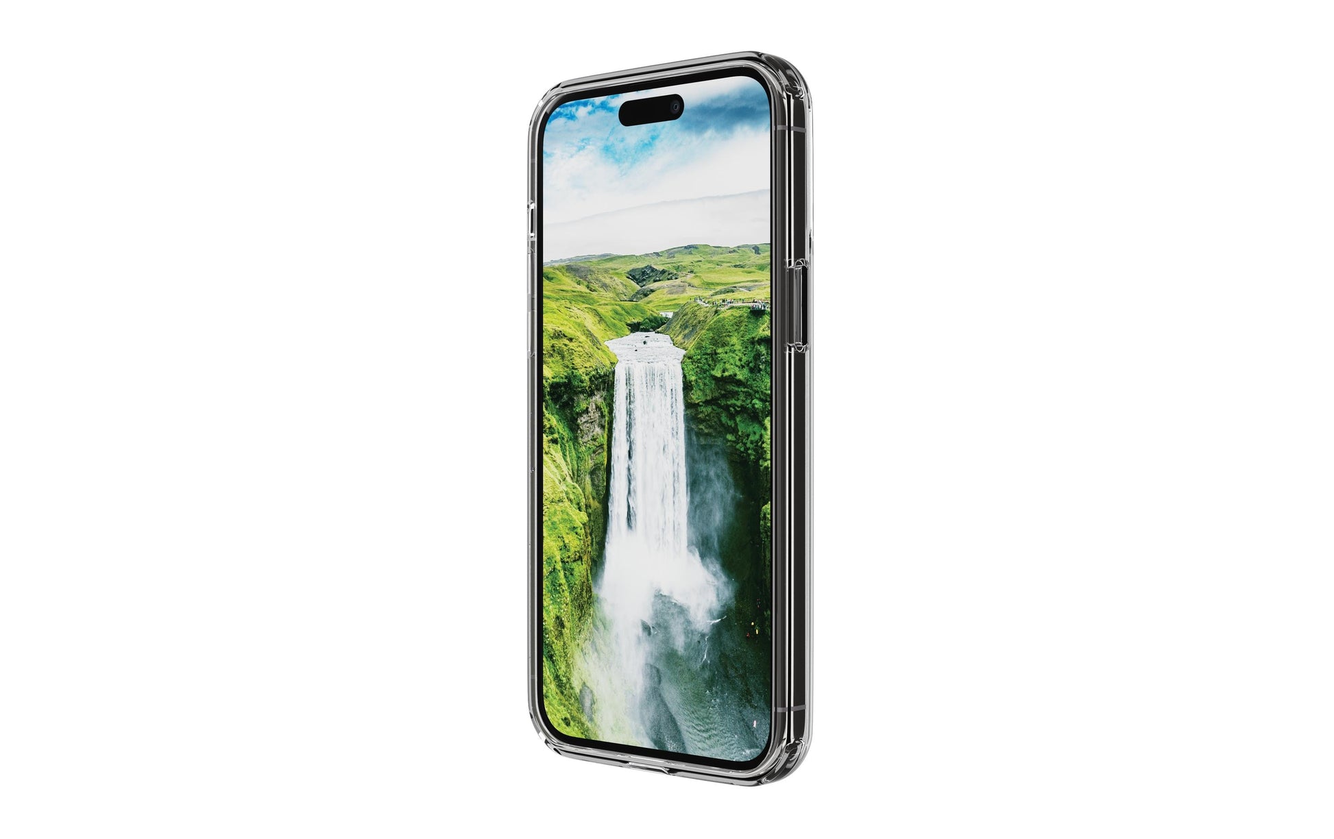 dbramante1928 Iceland Backcover – für Apple iPhone 15 Pro, MagSafe, D3O, Transparent