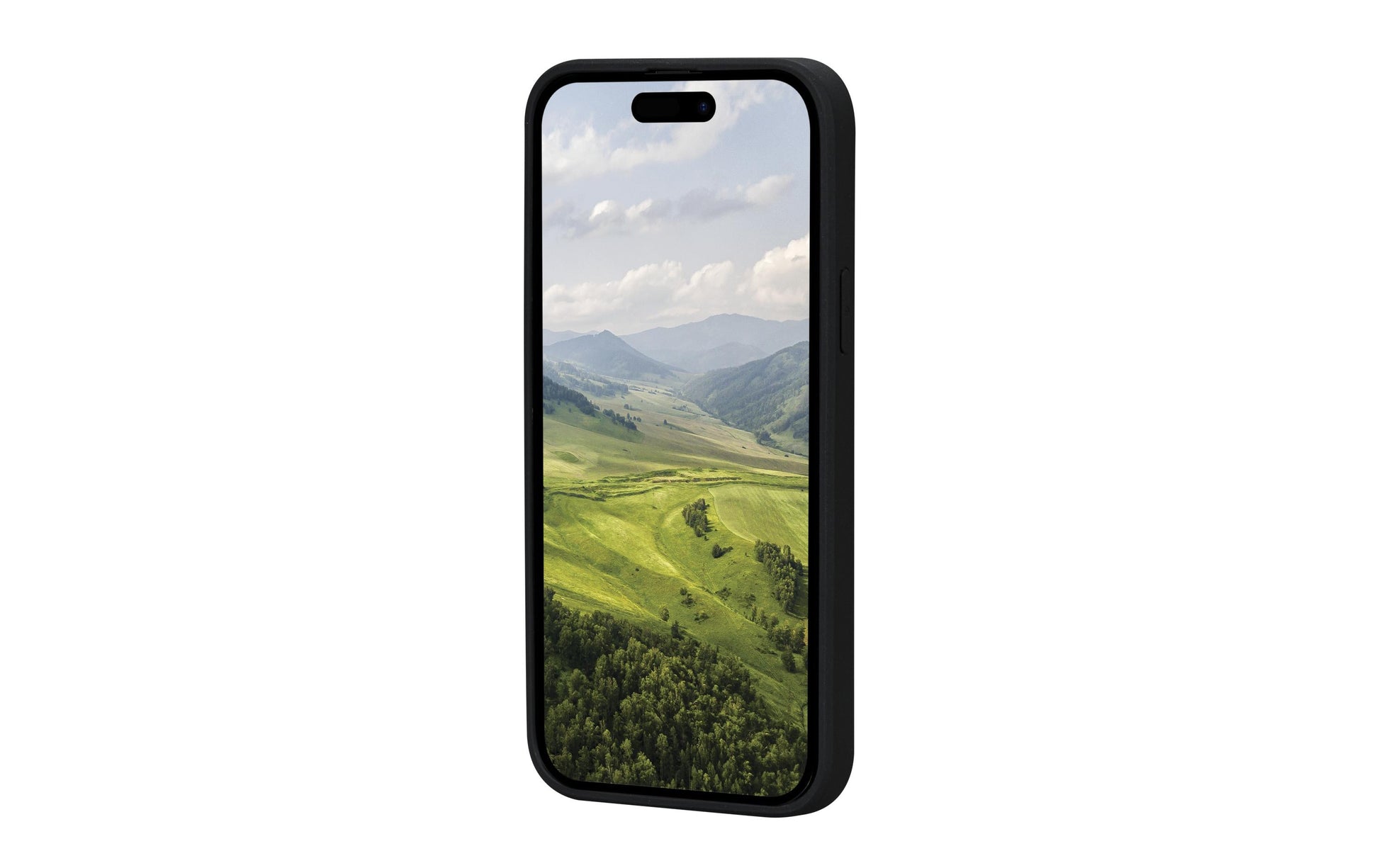 dbramante1928 Backcover – für Apple iPhone 15 Plus – schwarz – Recycling-Kunststoff