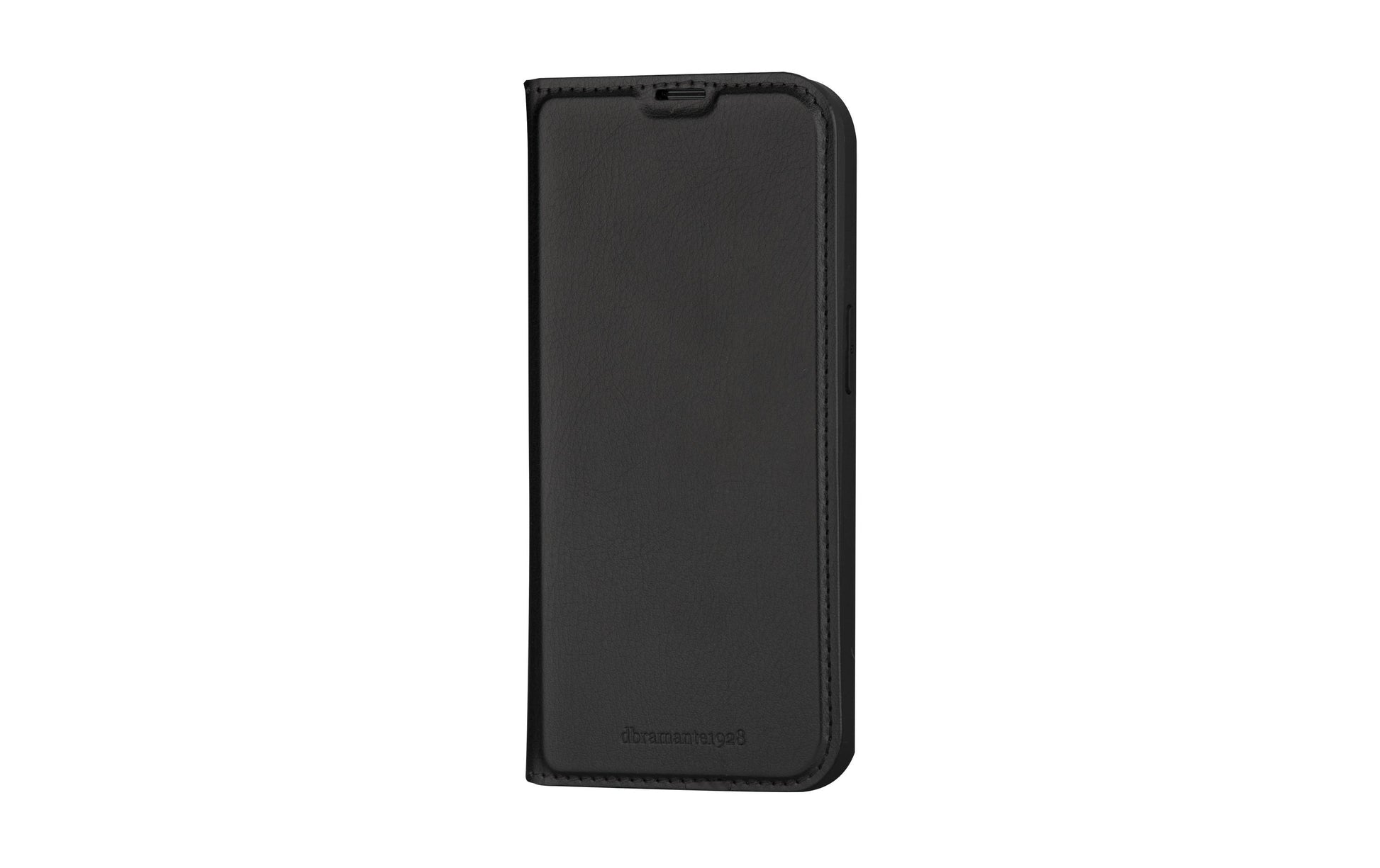 dbramante1928 Wallethülle – für Apple iPhone 15 Pro Max, 1 Kartenfach, PU, Schwarz, Magnetverschluss
