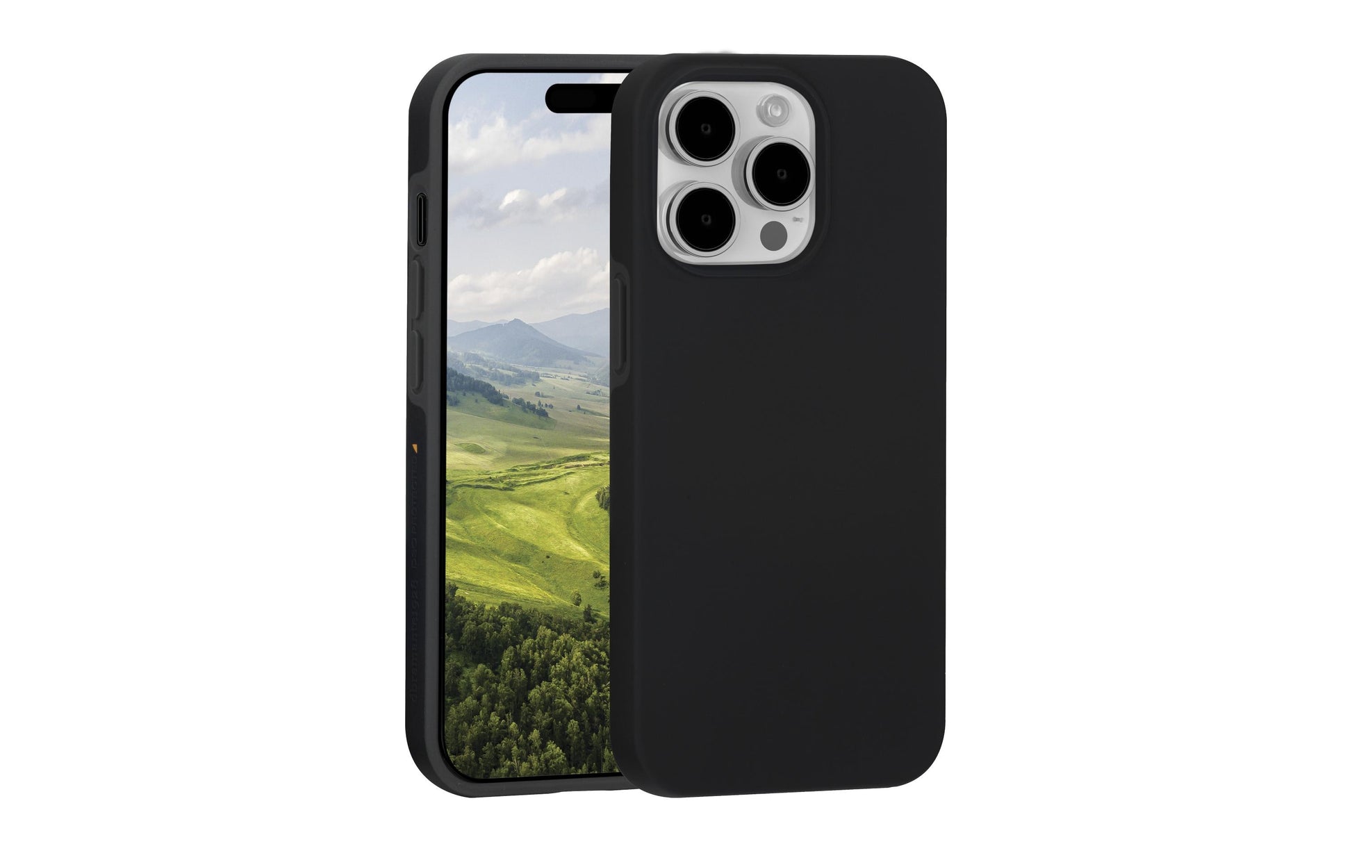 dbramante1928 Backcover – für Apple iPhone 15 Pro Max – schwarz – Recycling-Kunststoff – MagSafe-kompatibel