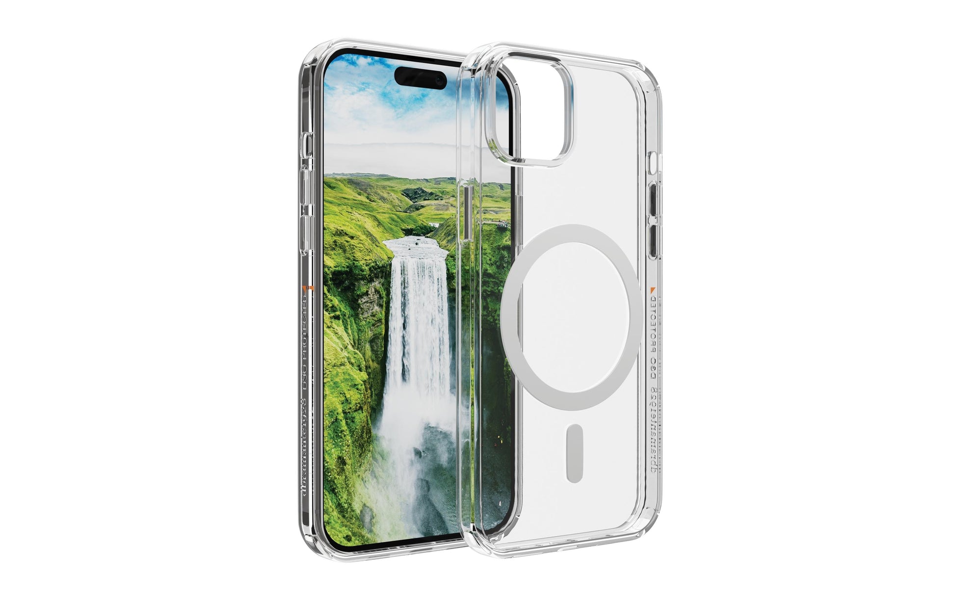 dbramante1928 Iceland Backcover – für Apple iPhone 15/15 Plus, MagSafe, Kunststoff, Transparent