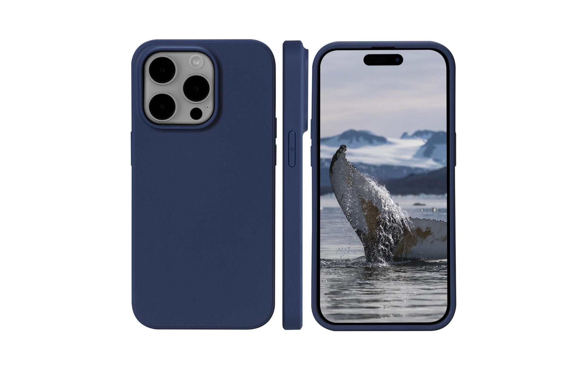 dbramante1928 Greenland Backcover – für Apple iPhone 15 Pro Max, Recycling-Kunststoff, Pacific Blue