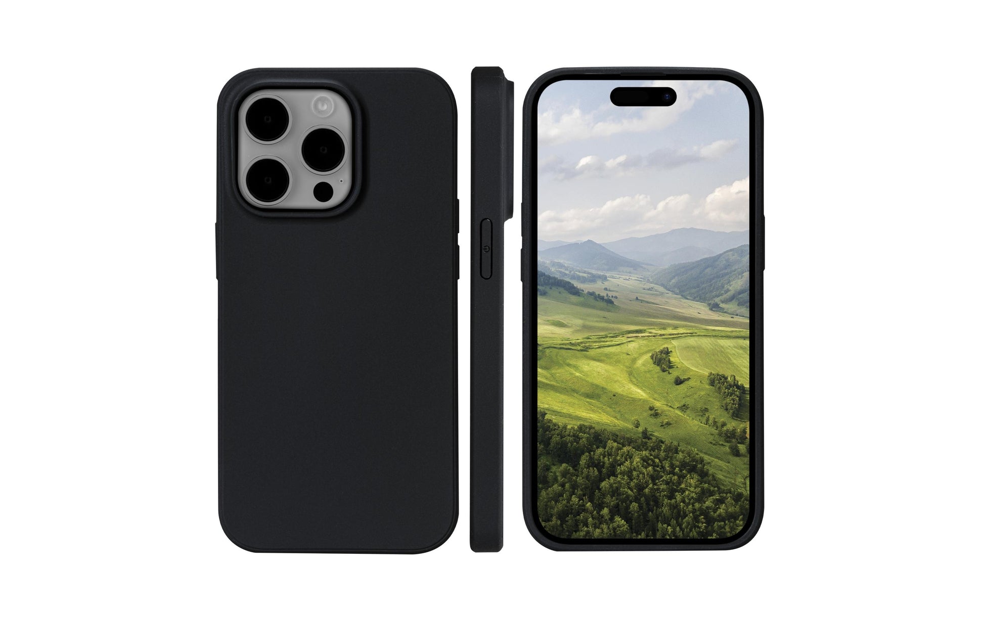 dbramante1928 Greenland Backcover – für Apple iPhone 15 Pro, Kunststoff, Schwarz