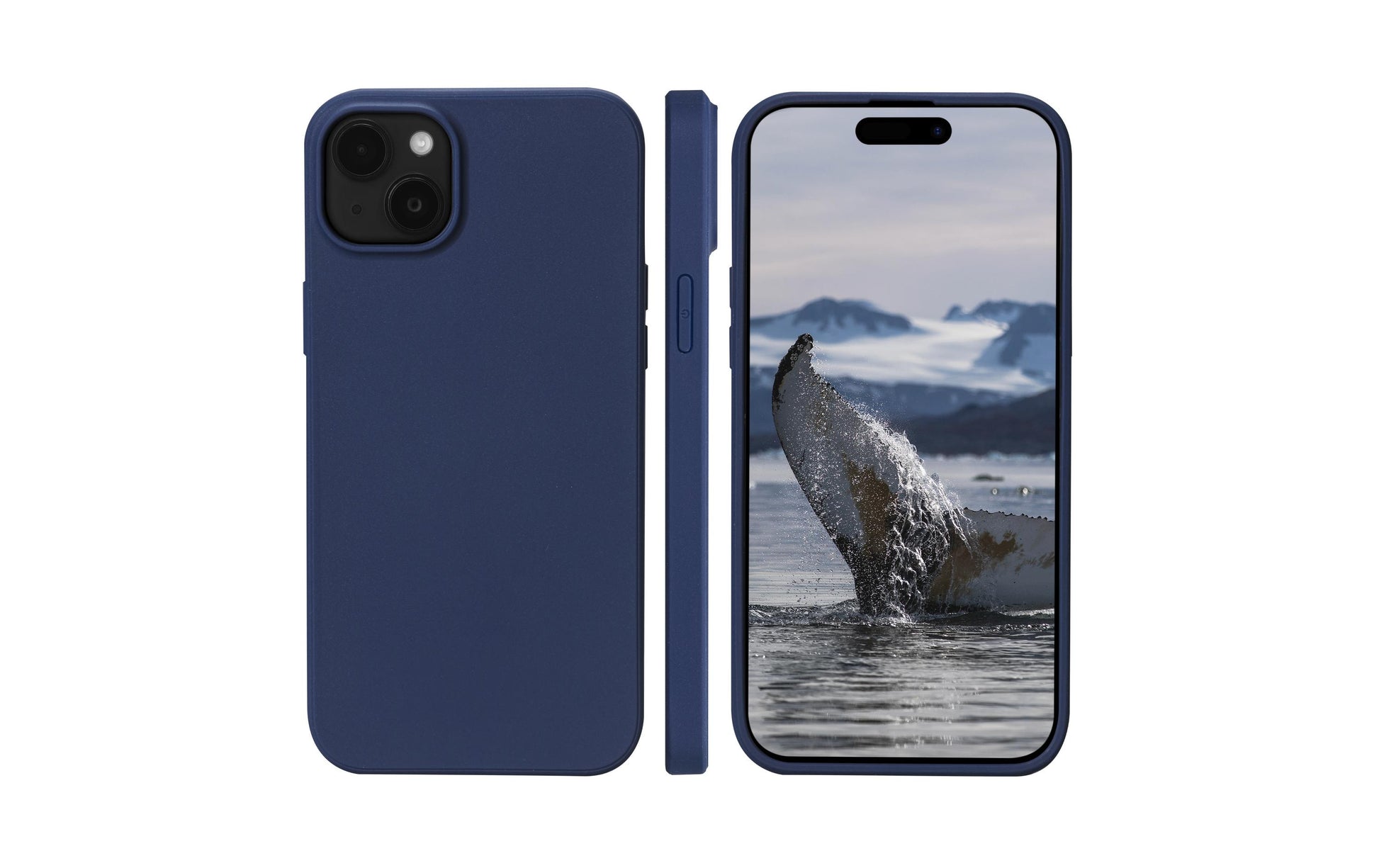 dbramante1928 Backcover Greenland – für Apple iPhone 15 Plus – blau – Recycling-Kunststoff