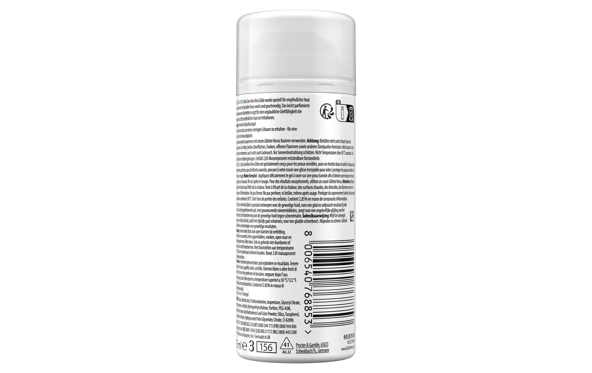 Gillette Venus Rasiergel Satin Care – Aloe Vera – 75 ml