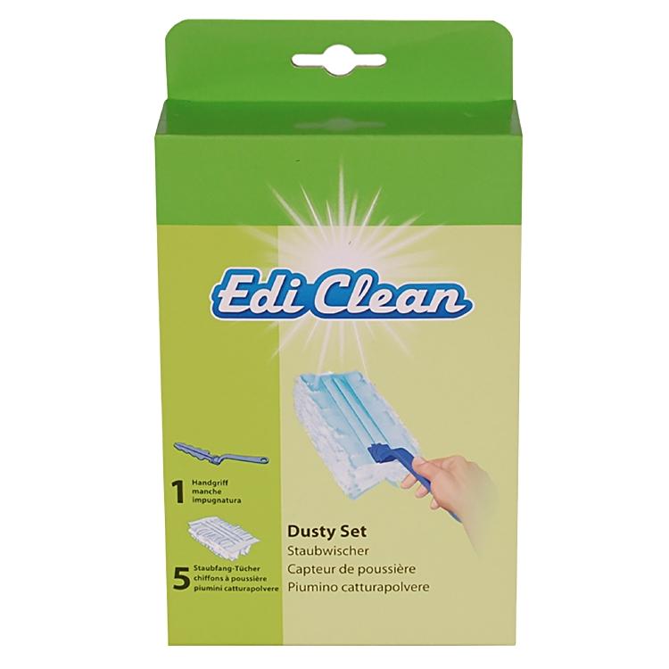 Edi Clean Staubwedel Dusty – blau – 5 Stk. – 21 × 14 × 2 cm