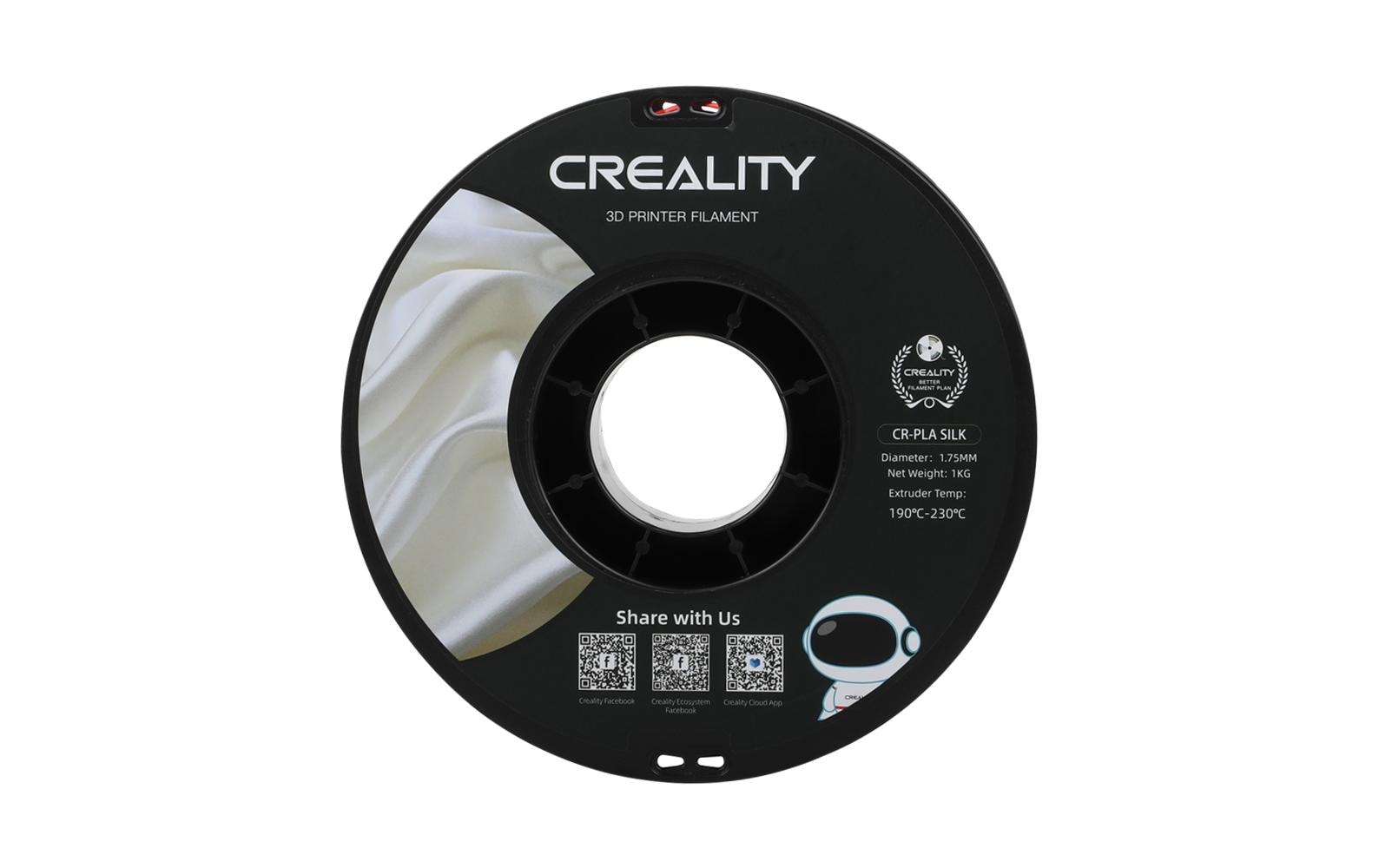 Creality 3D-Drucker-Filament Silk PLA 1,75 mm Gold/Rot, 1 kg – für Creality FDM-3D-Drucker