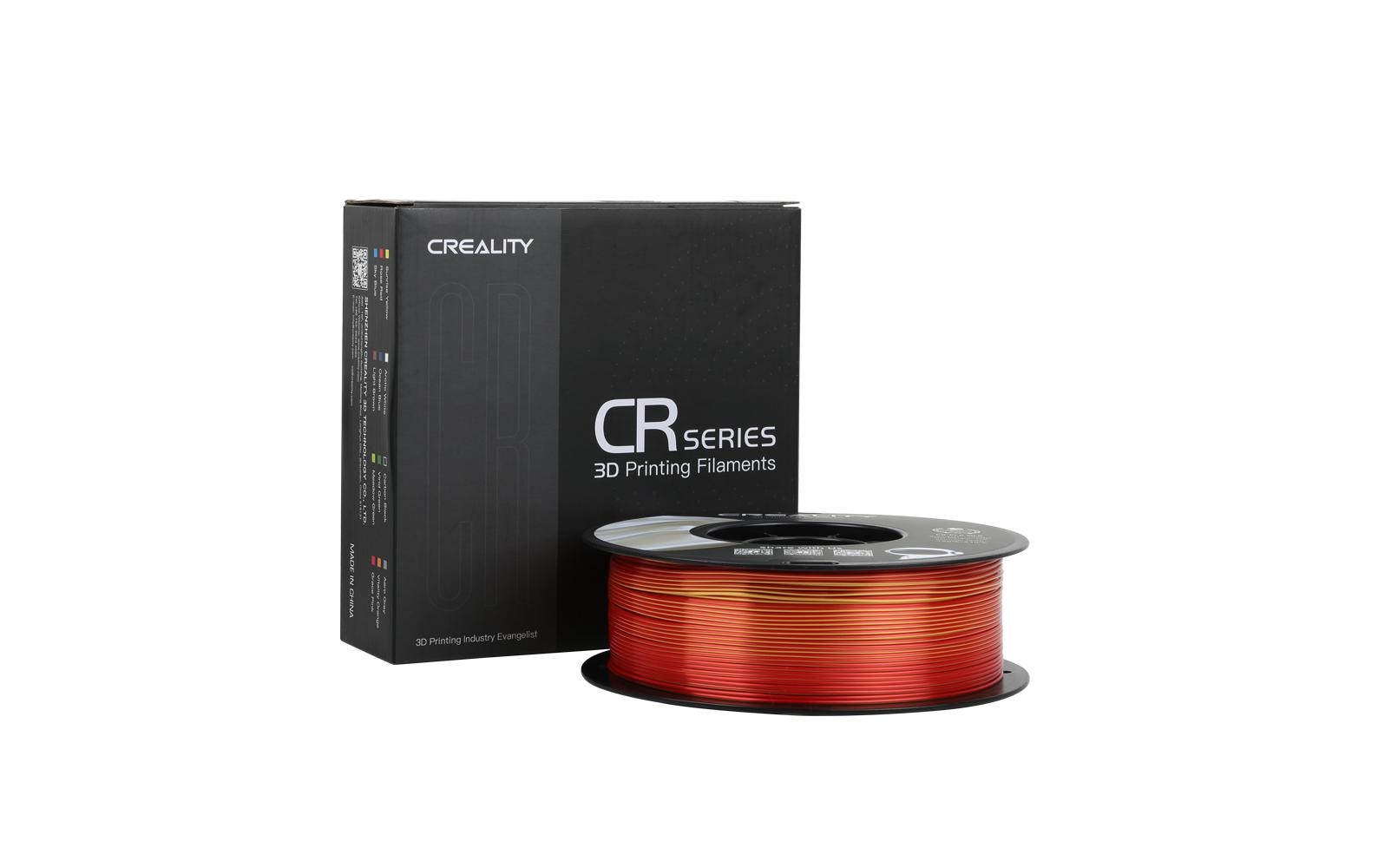 Creality 3D-Drucker-Filament Silk PLA 1,75 mm Gold/Rot, 1 kg – für Creality FDM-3D-Drucker