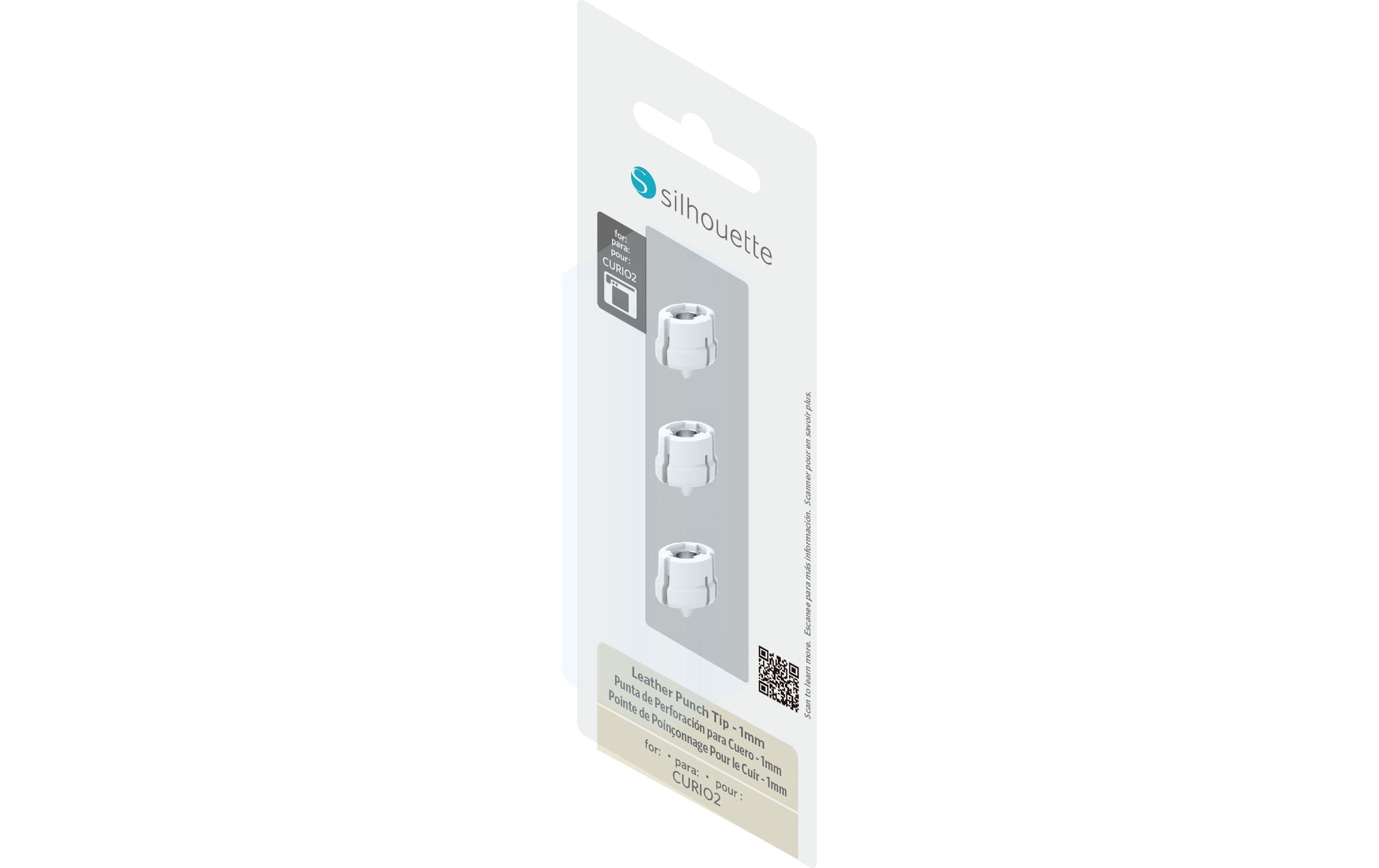Silhouette Stanzwerkzeugspitzen – Curio 2, 1 mm, Schwarz, Weiss