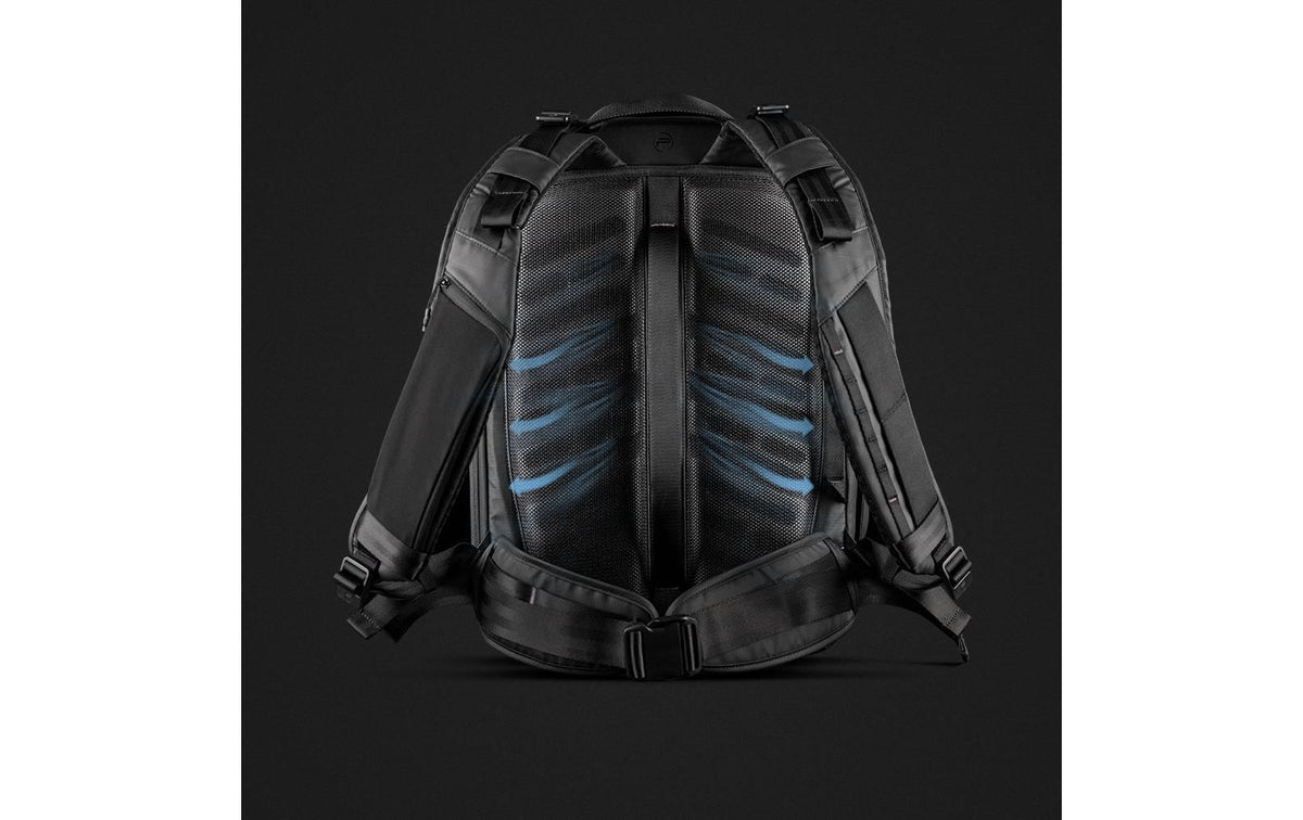 PGYTECH OneMo 2 Kamerarucksack – 25 l, Kunstleder/Synthetisch, spritzwassergeschützt – Grau
