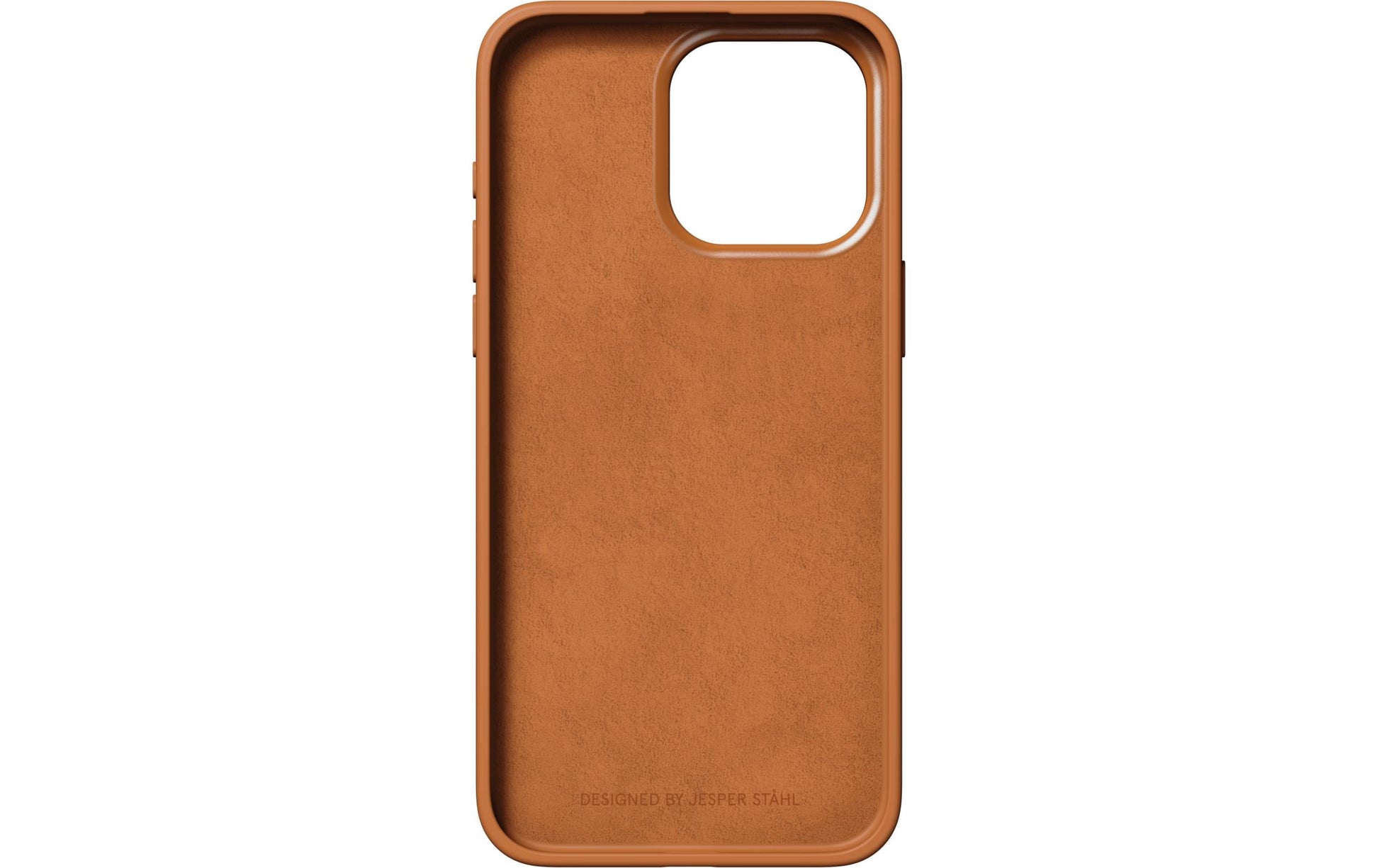 Nudient – Backcover – für Apple iPhone 15 Pro Max – orange – kabelloses Laden