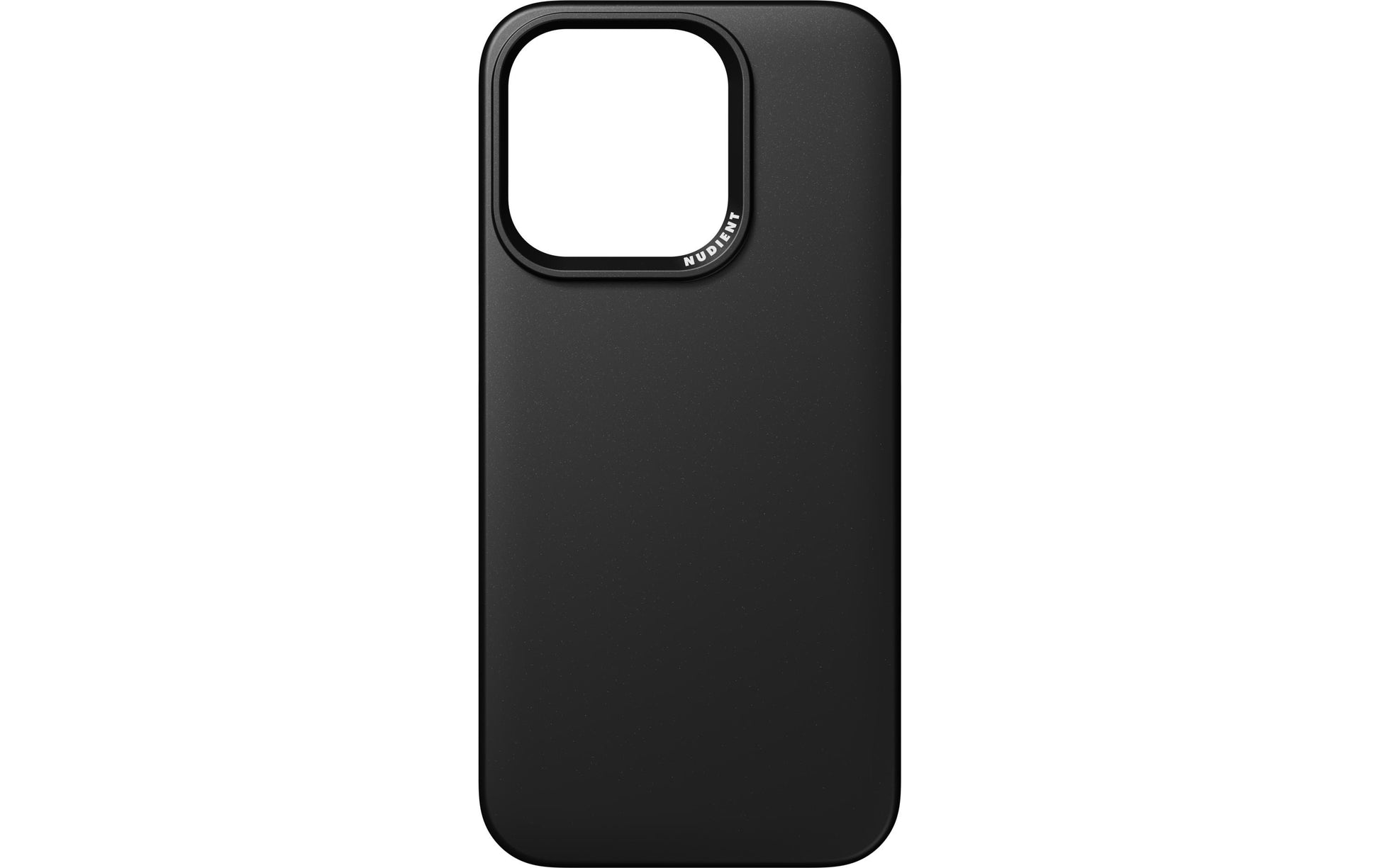 Nudient Backcover – für Apple iPhone 15 Pro, MagSafe, Recycling-Kunststoff, schwarz, kratzresistent