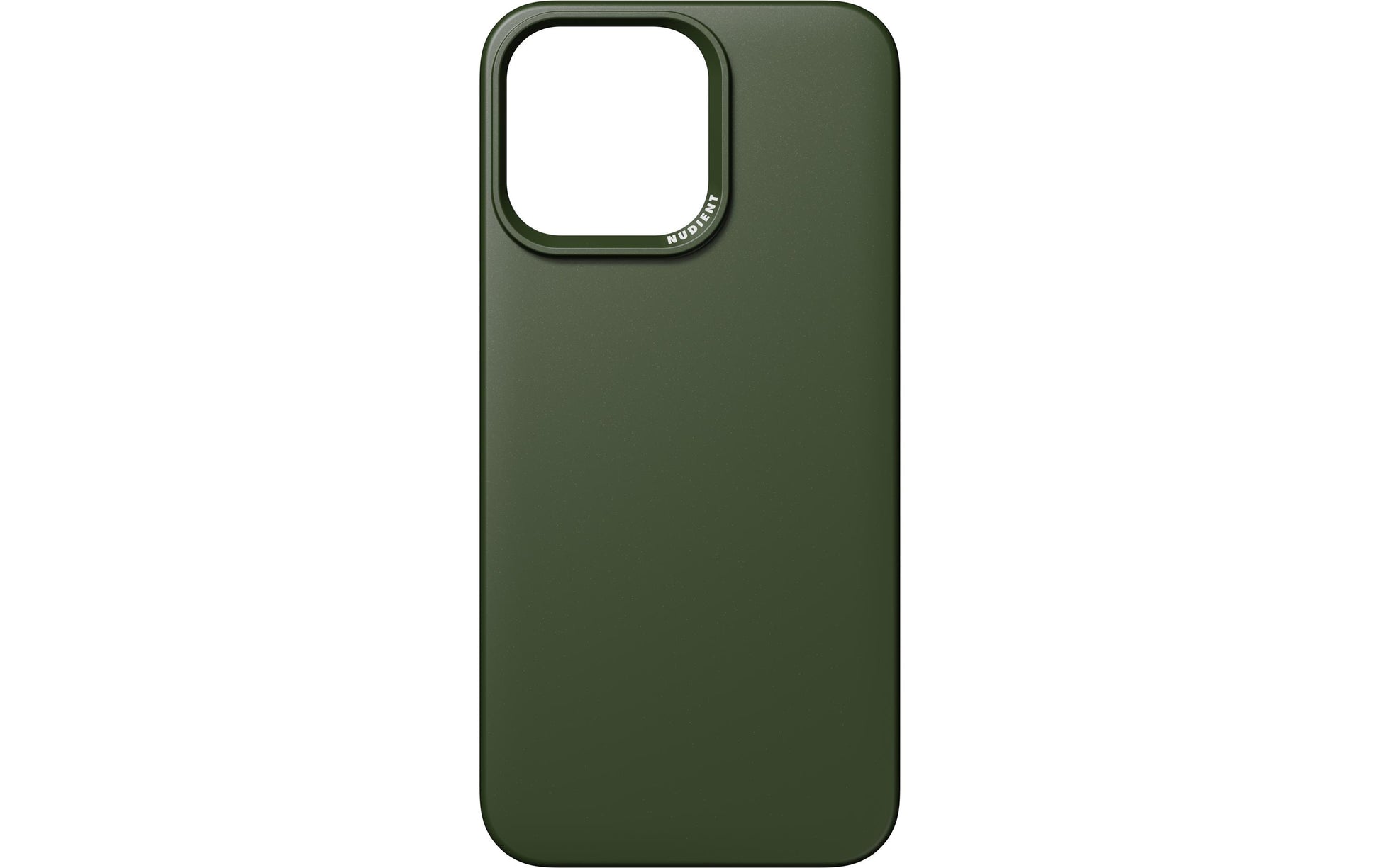 Nudient Thin Case – Backcover – für Apple iPhone 15 Pro Max, MagSafe, Silikon, Pine Green