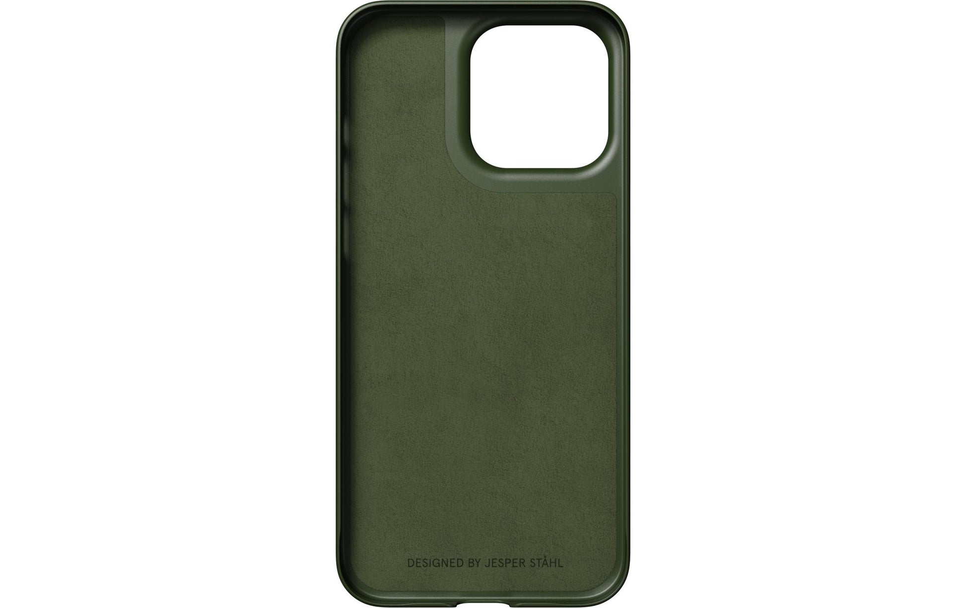 Nudient Thin Case – Backcover – für Apple iPhone 15 Pro Max, MagSafe, Silikon, Pine Green
