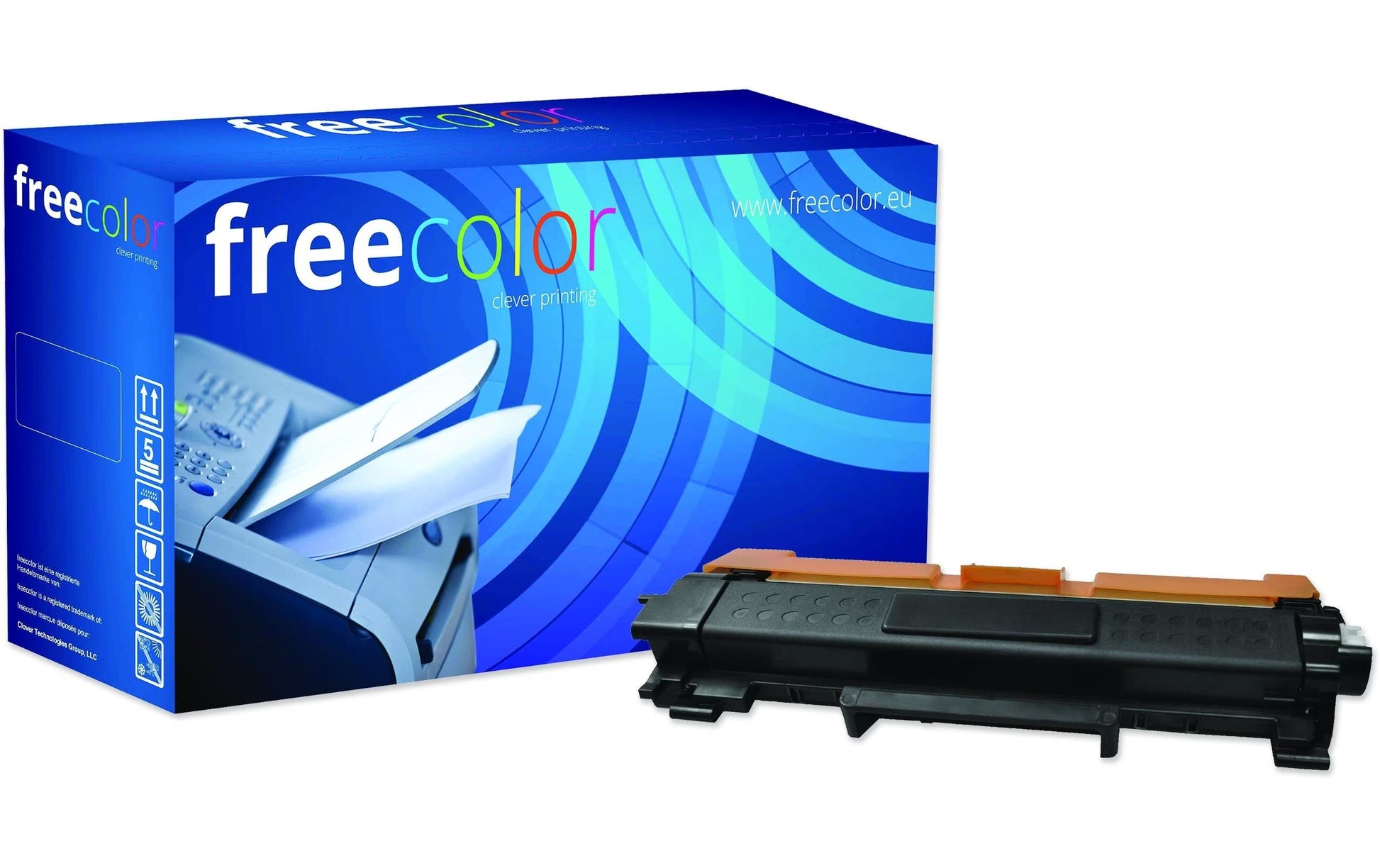 Freecolor TN-2410 Schwarz Toner – Kompatibel – 1'200 Seiten – für Brother DCP-L2510/HL-L2350/MFC-L2710